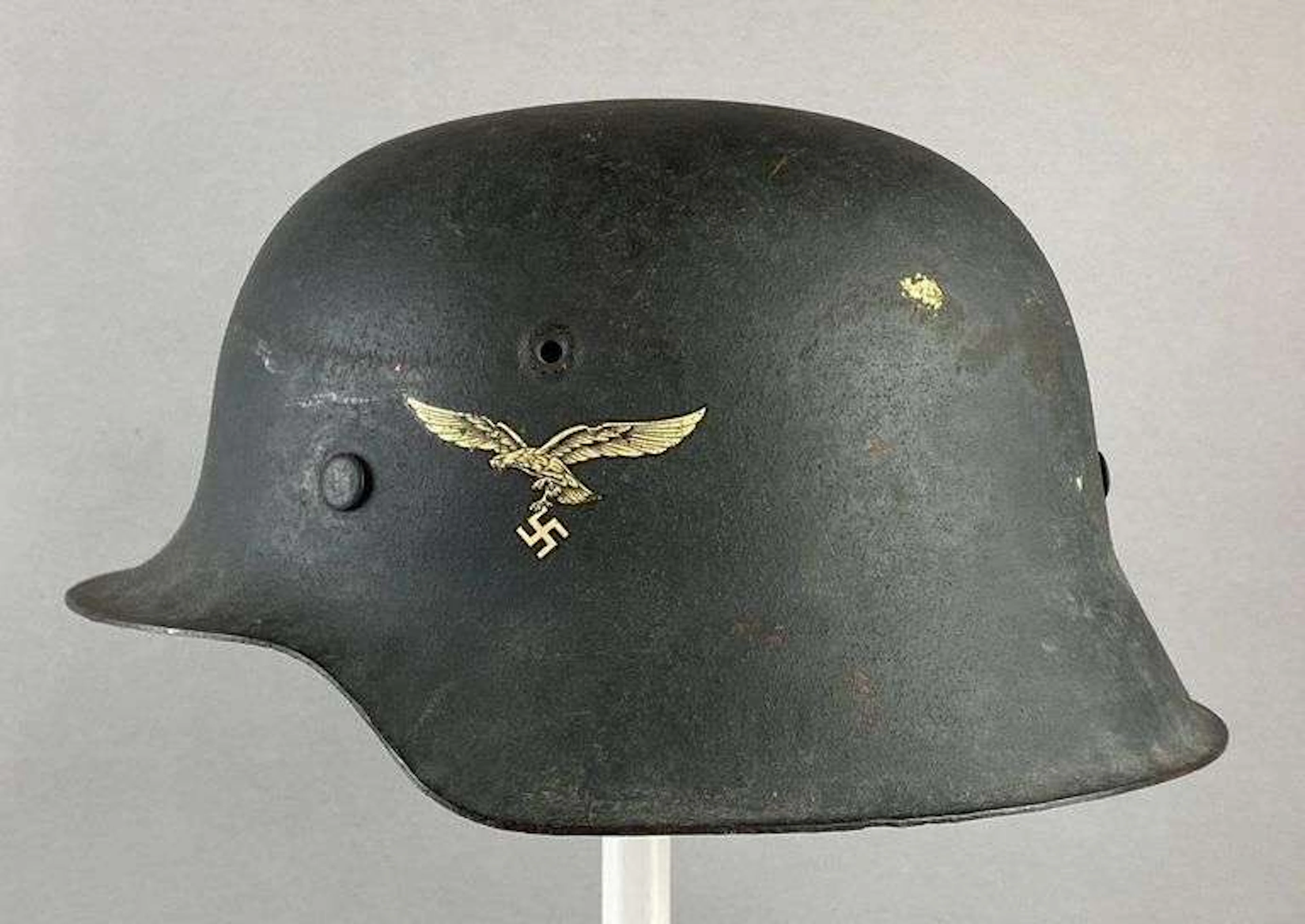 WW2 German Luftwaffe M42 Stahlhelm Helmet