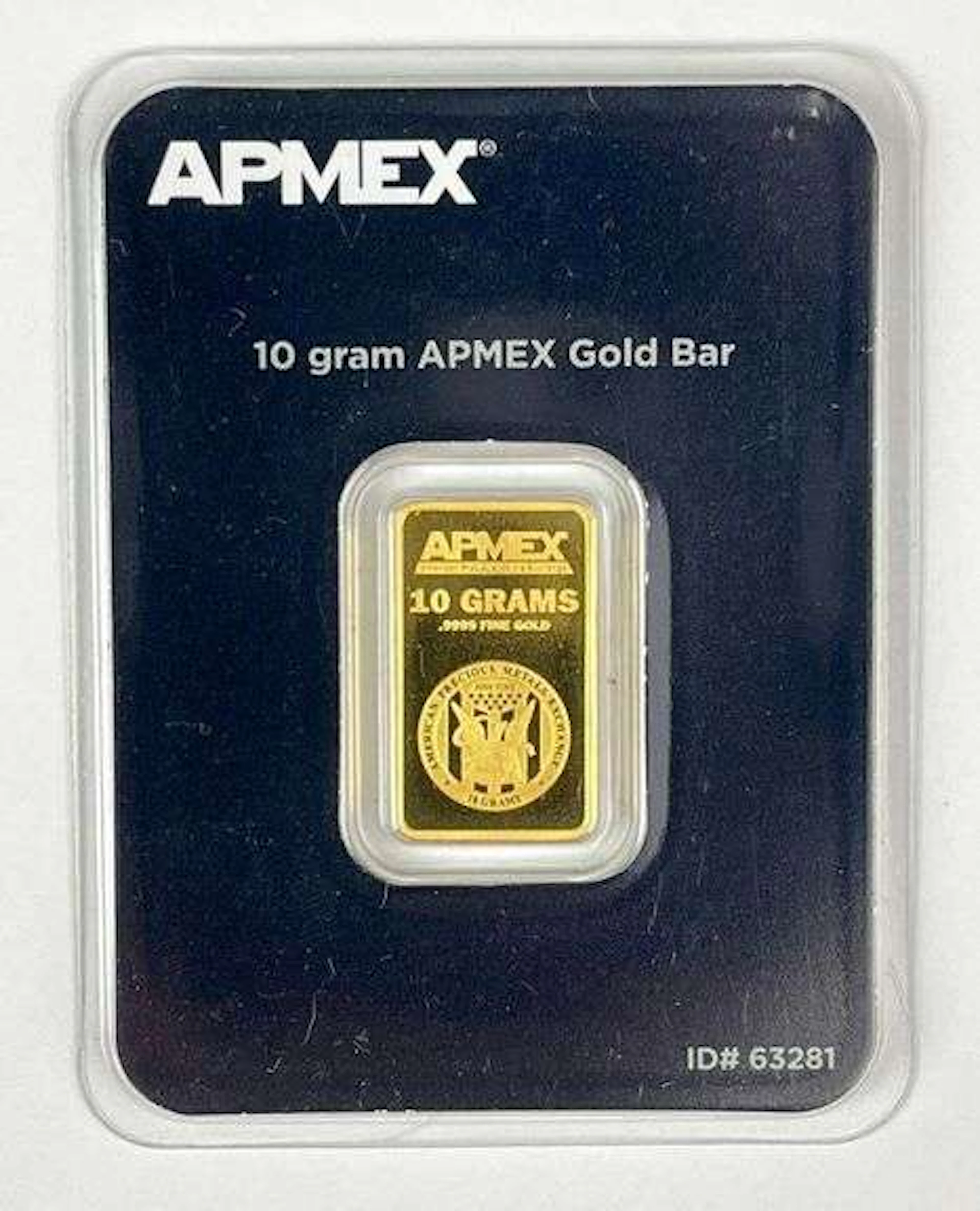 APMEX Eagle 10 Grams .9999 Fine Gold Ingot/ Bar