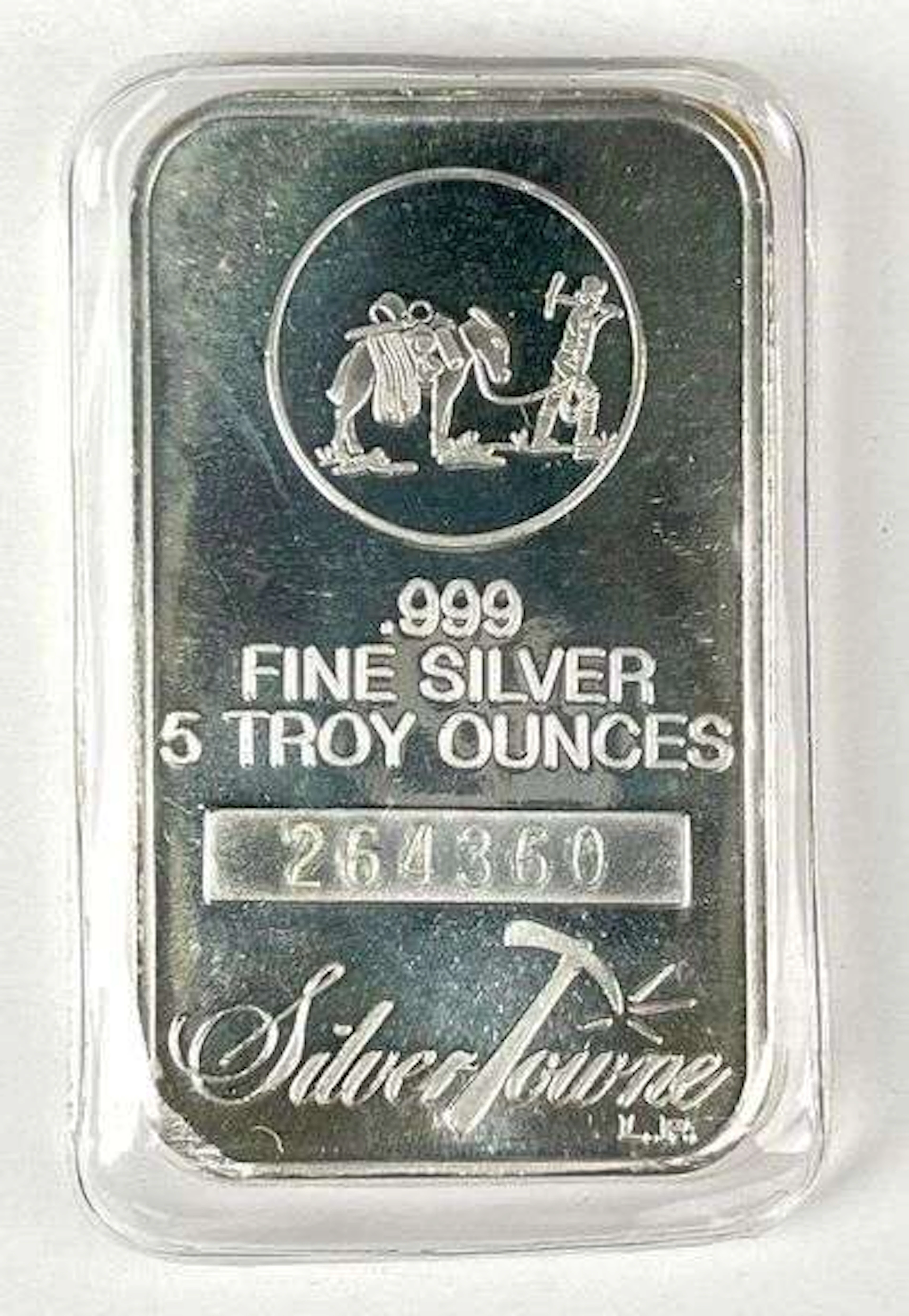SilverTowne Prospector 5 oz .999 Fine Silver Ingot/Bar