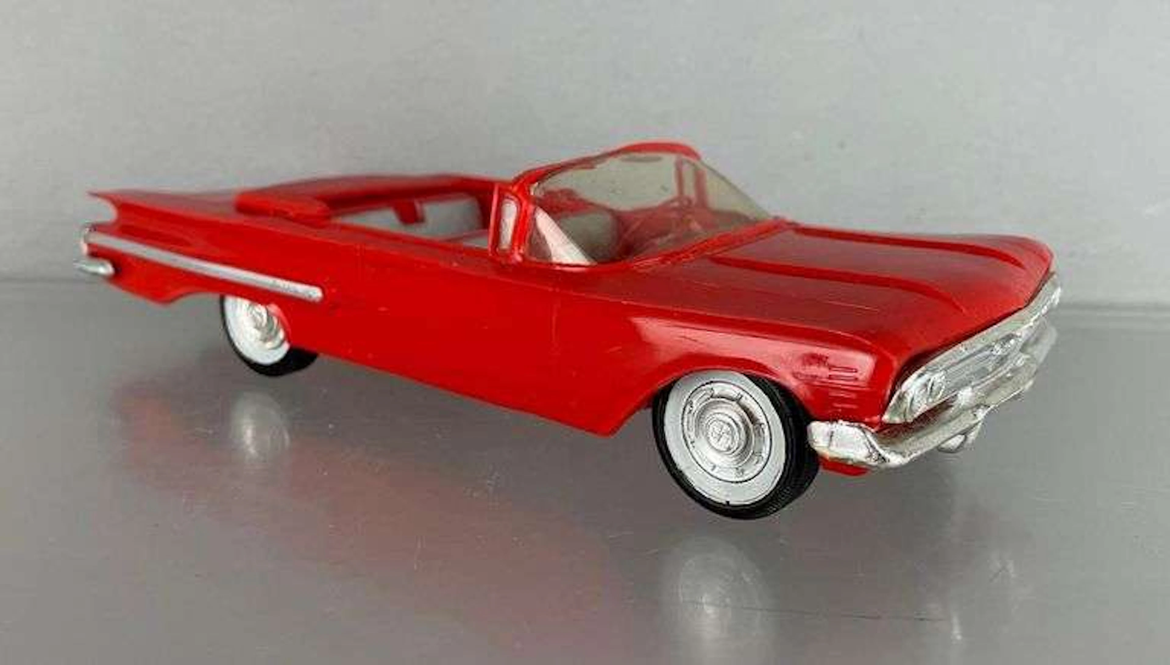 1960 Chevy Impala Convertible Roman Red Dealership Promo Car
