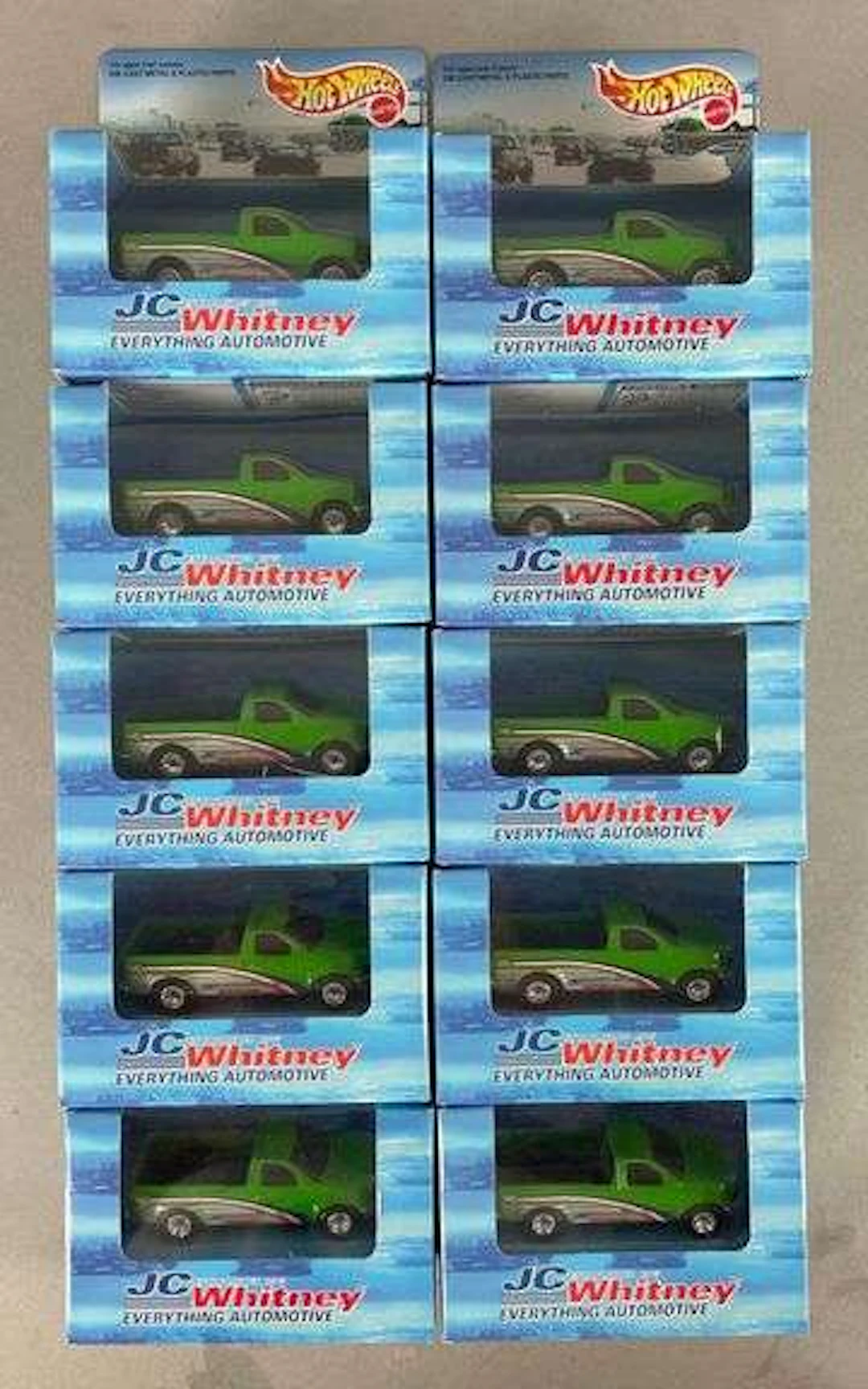 Group of Mattel Hot Wheels JC Whitney Die-Cast Trucks