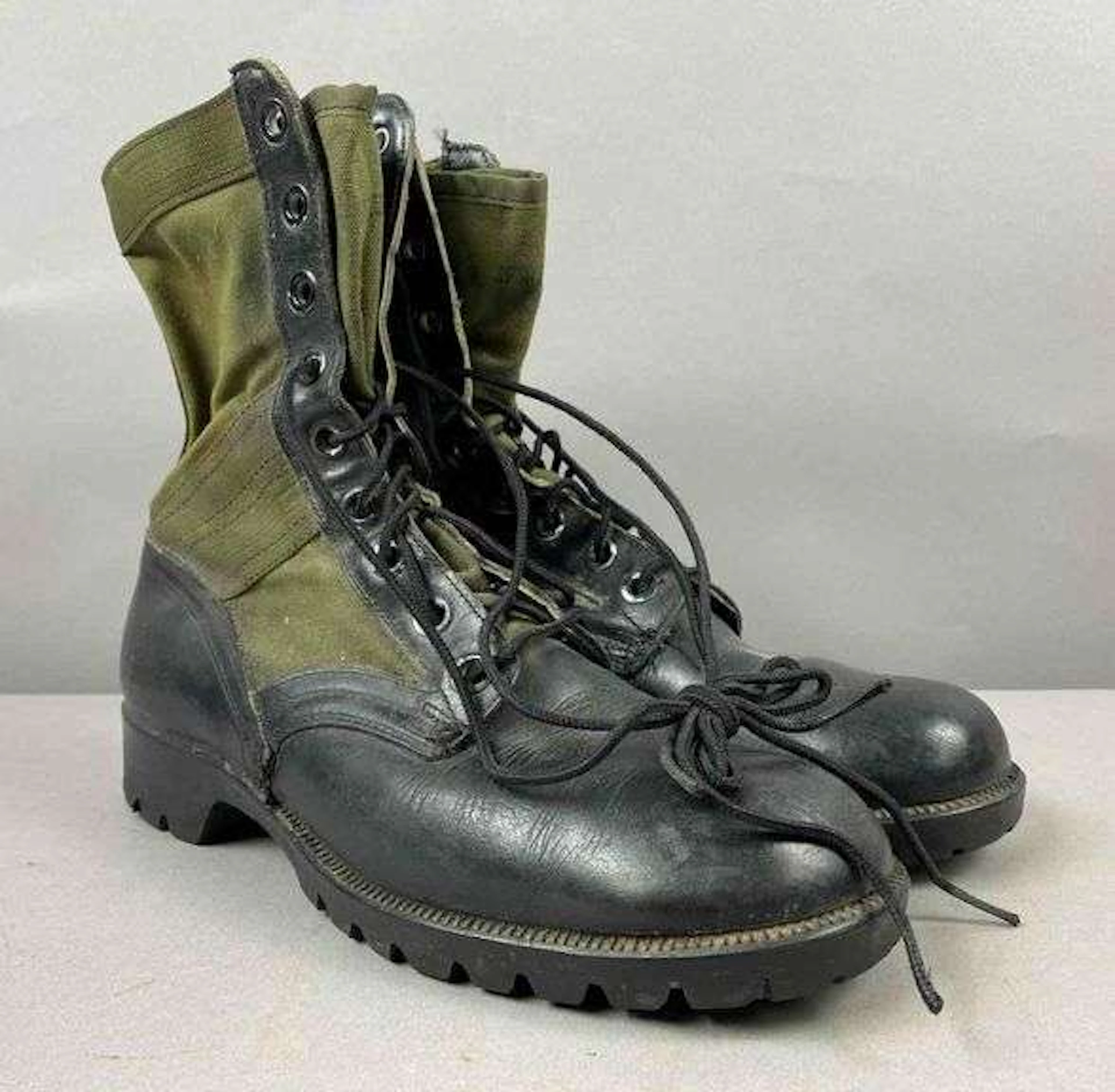 Pair of Vietnam War Era 8R Jungle Boots