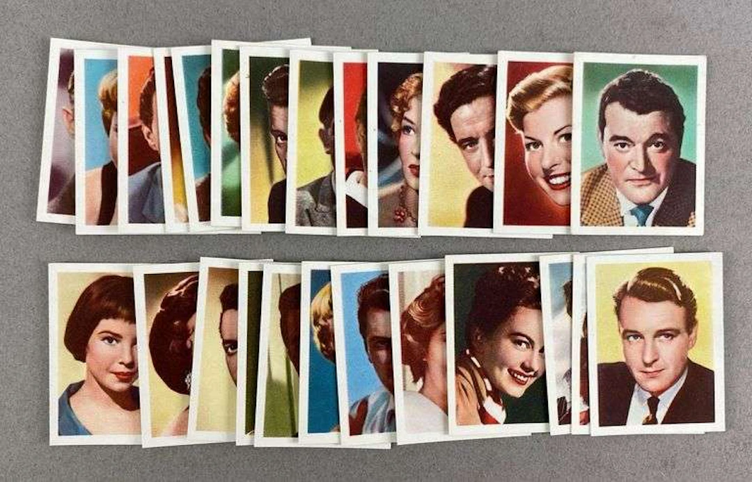 Jibco 2nd Editiok Screen Stars Complete 25 Trading Card Set