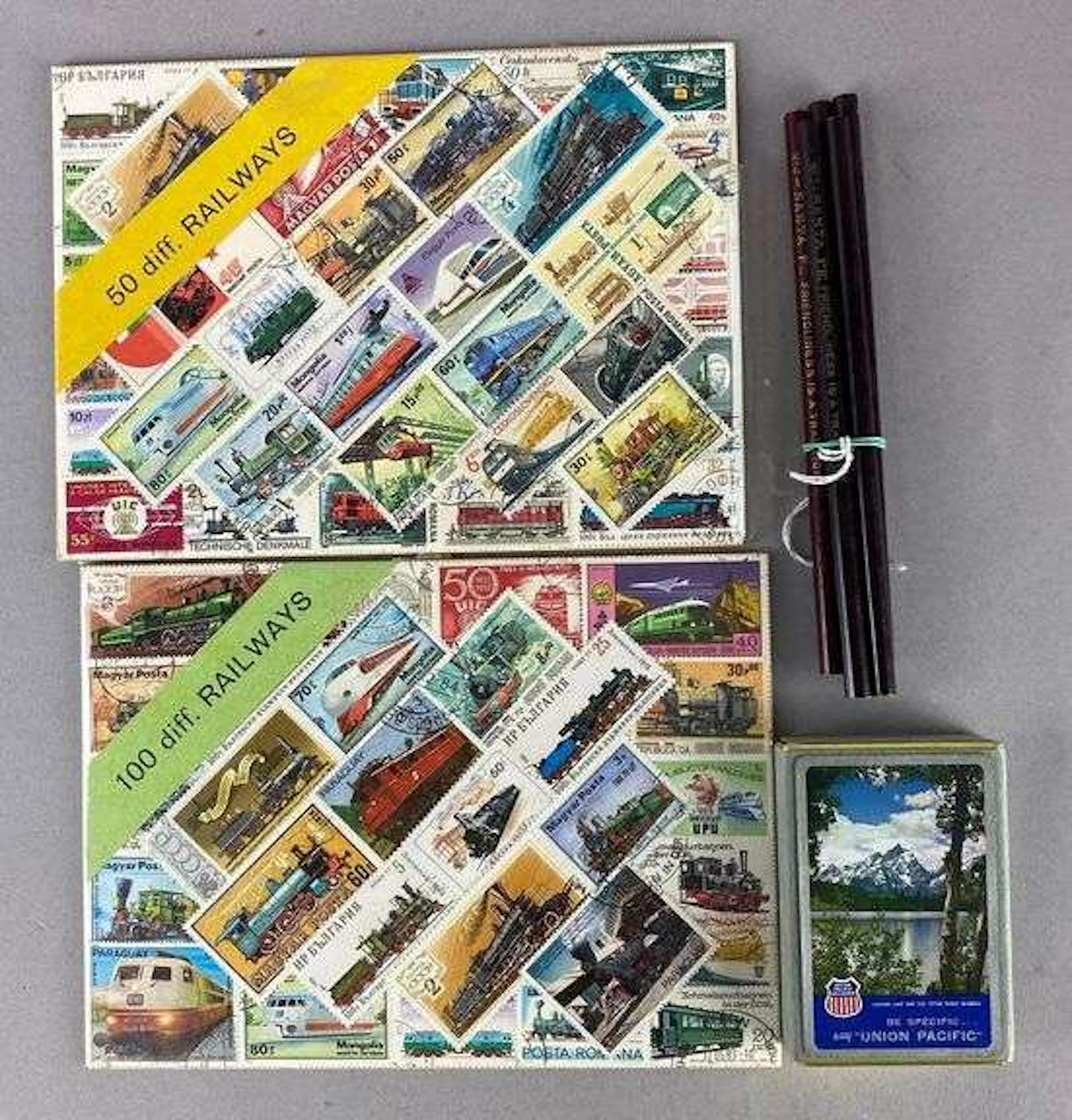 Group of 4 Railway Themed Items