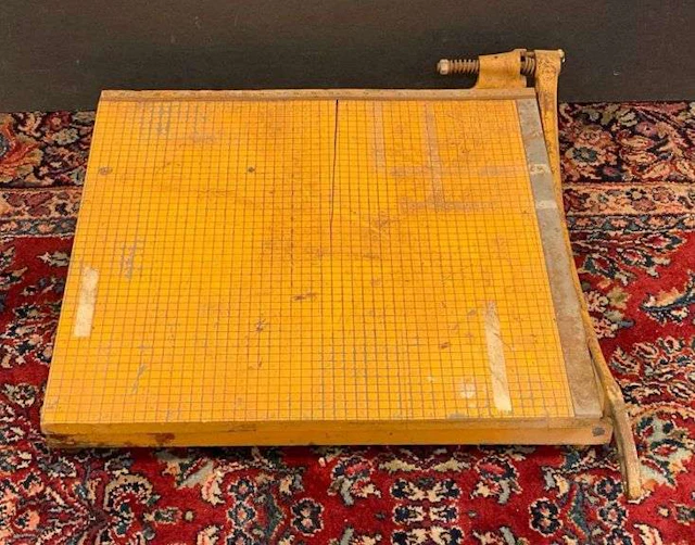 Vintage Premier Brand Guillotine Paper Cutter