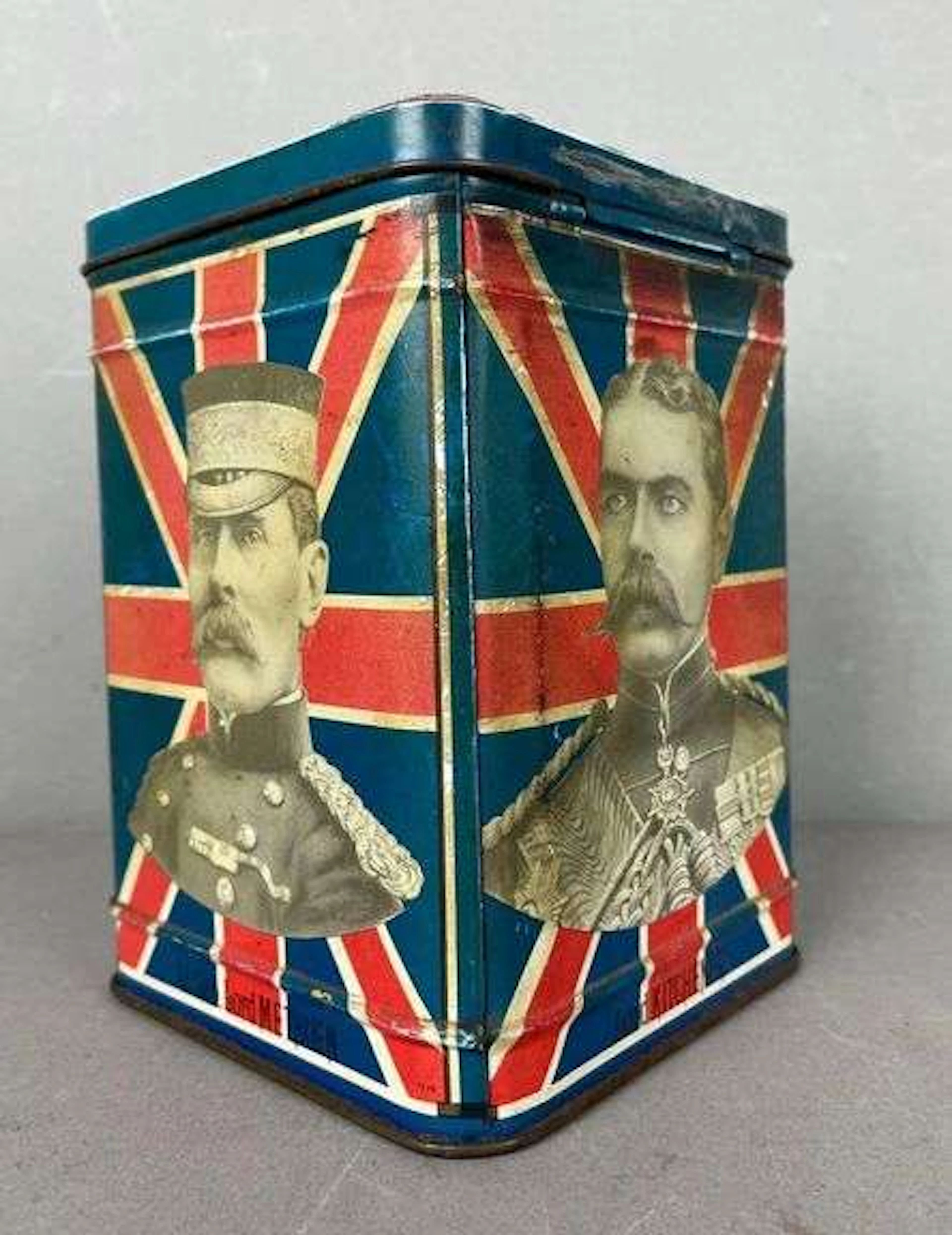 Vintage British Best Tea Military Advertising Tin