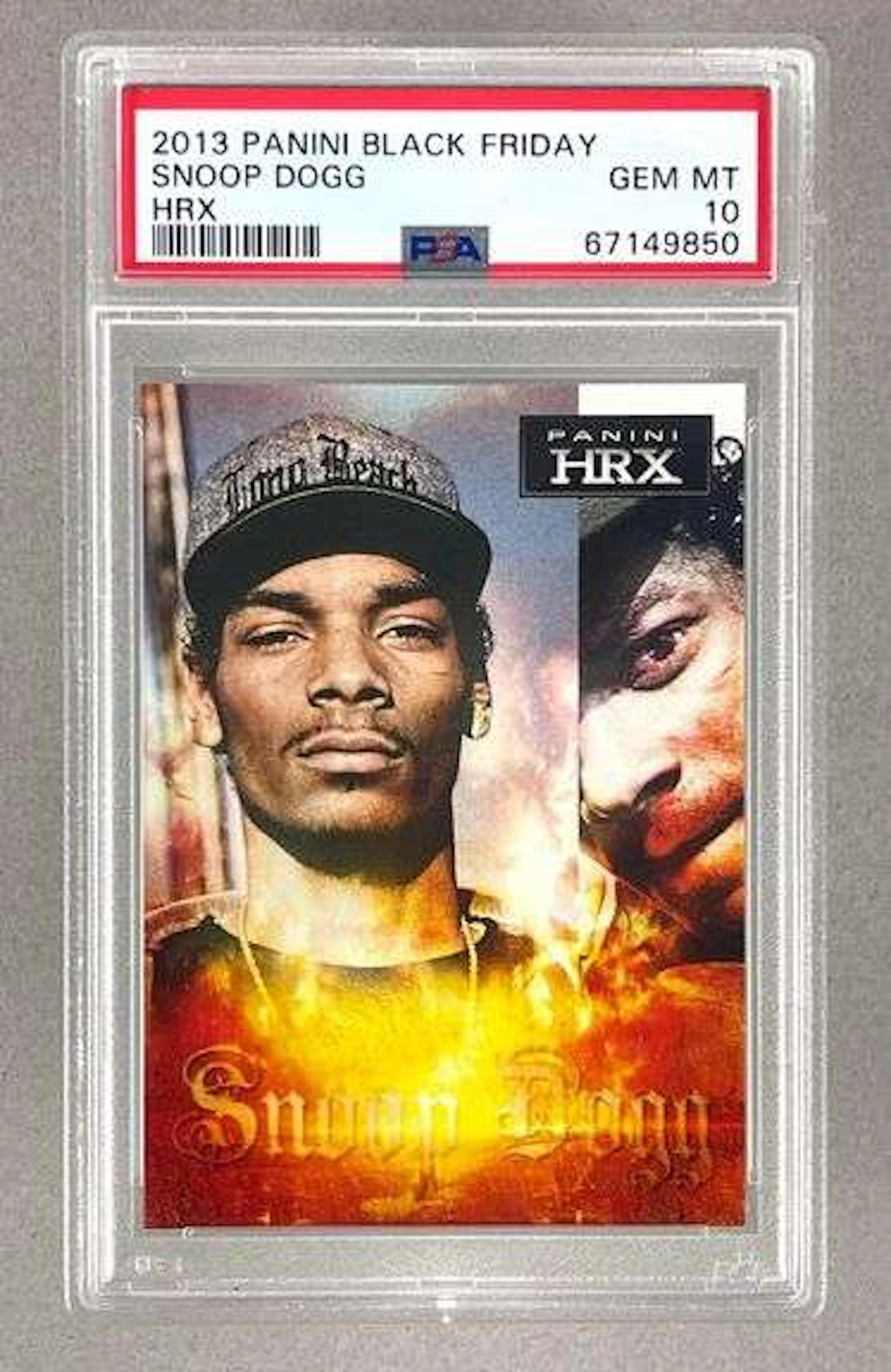 2013 Panini Black Friday Snoop Dogg HRX PSA 10