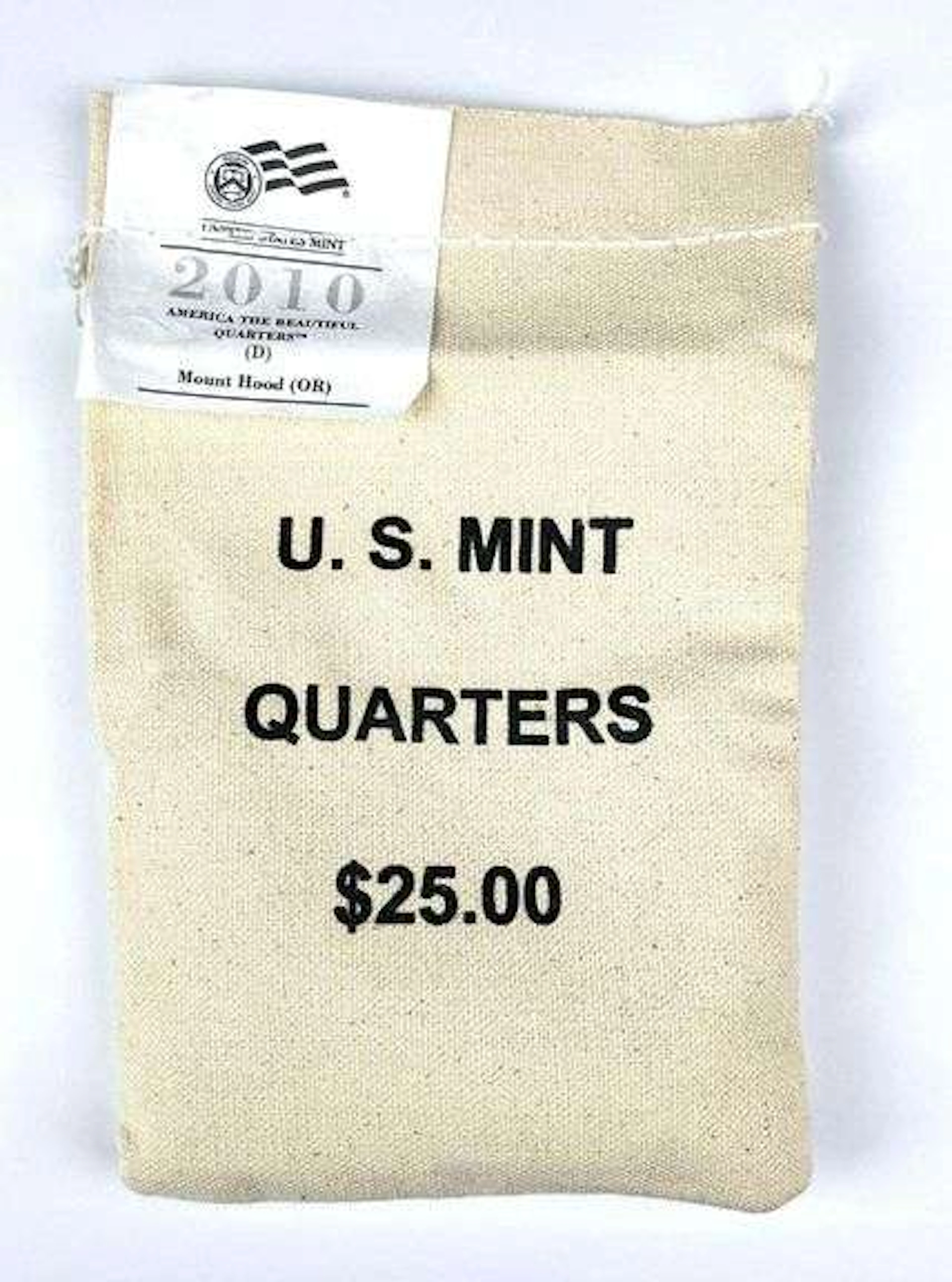 US Mint ATB $25 Colorado State Quarters in Canvas Bag