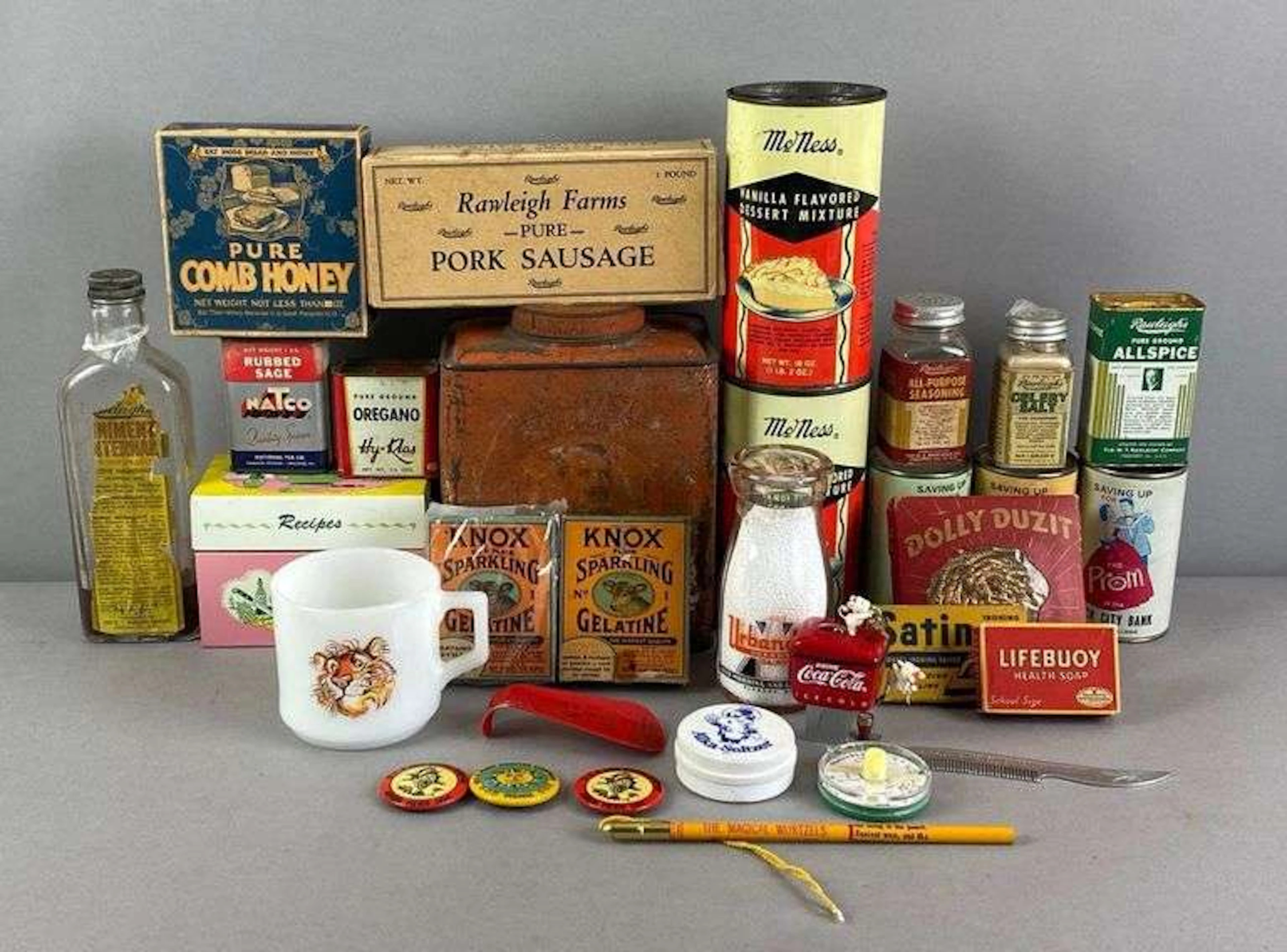 Group of Advertising Items