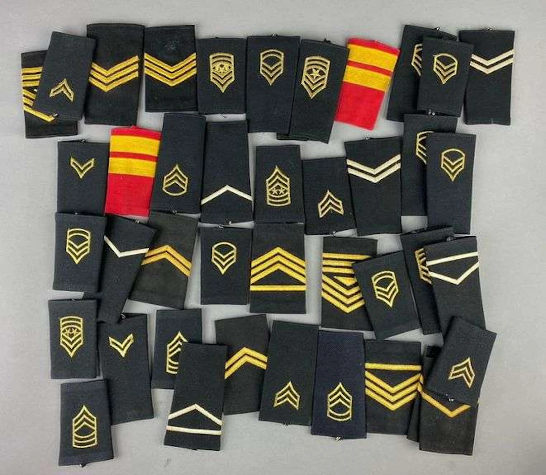Group of Assorted WW2/ Cold War US Dress Shoulder Boards