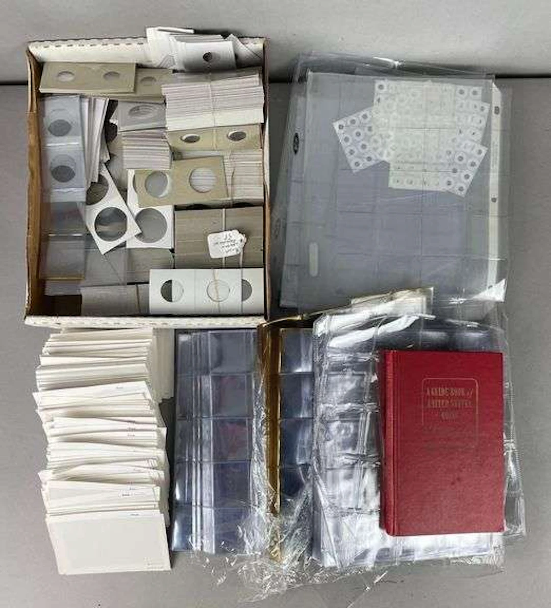 Group of Coin and Stamp Holders