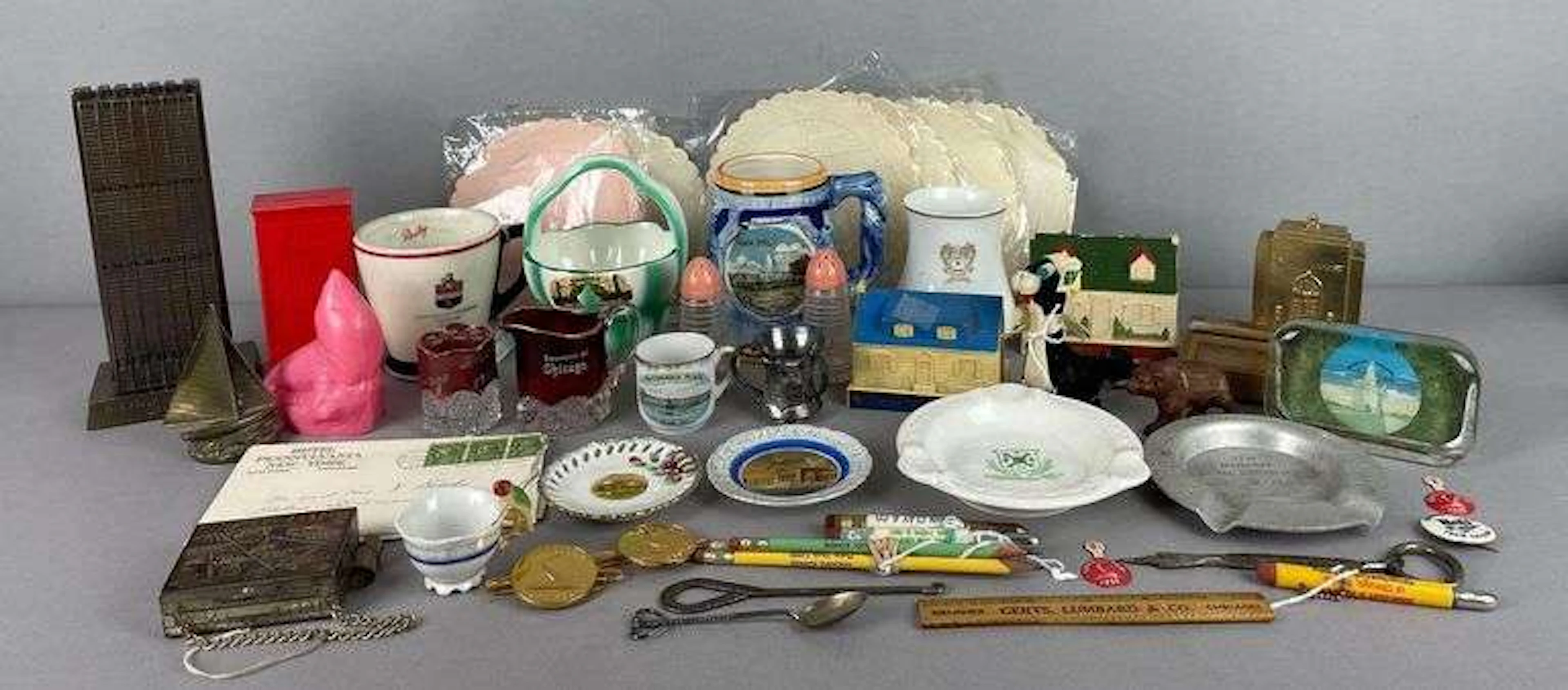 Group of 1933/34 Chicago Worlds Fair Souvenirs and More