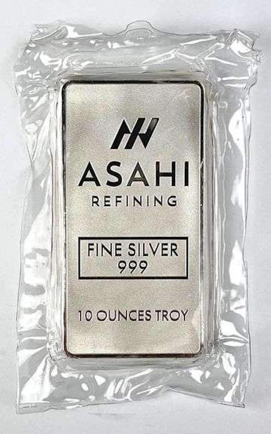 Asahi Refining 10 oz 999 Fine Silver Ingot/ Bar