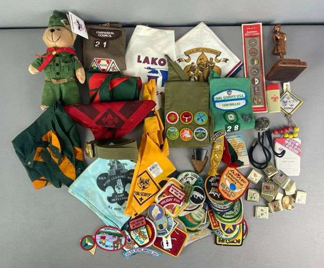 Group of Boy/Girl Scouts of America Memorabilia