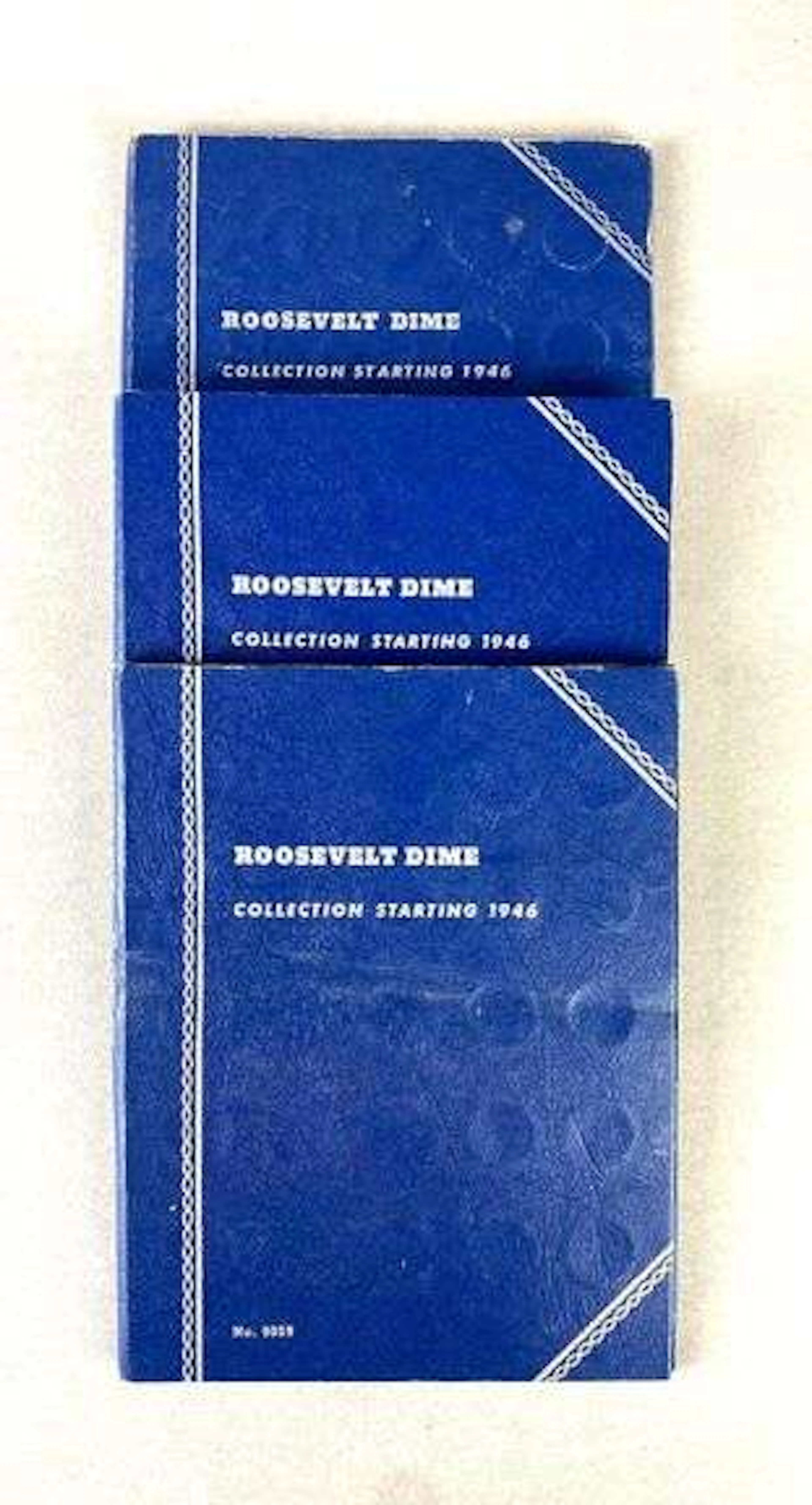 Group of 145 US Roosevelt Dimes In Whitman Collector Books