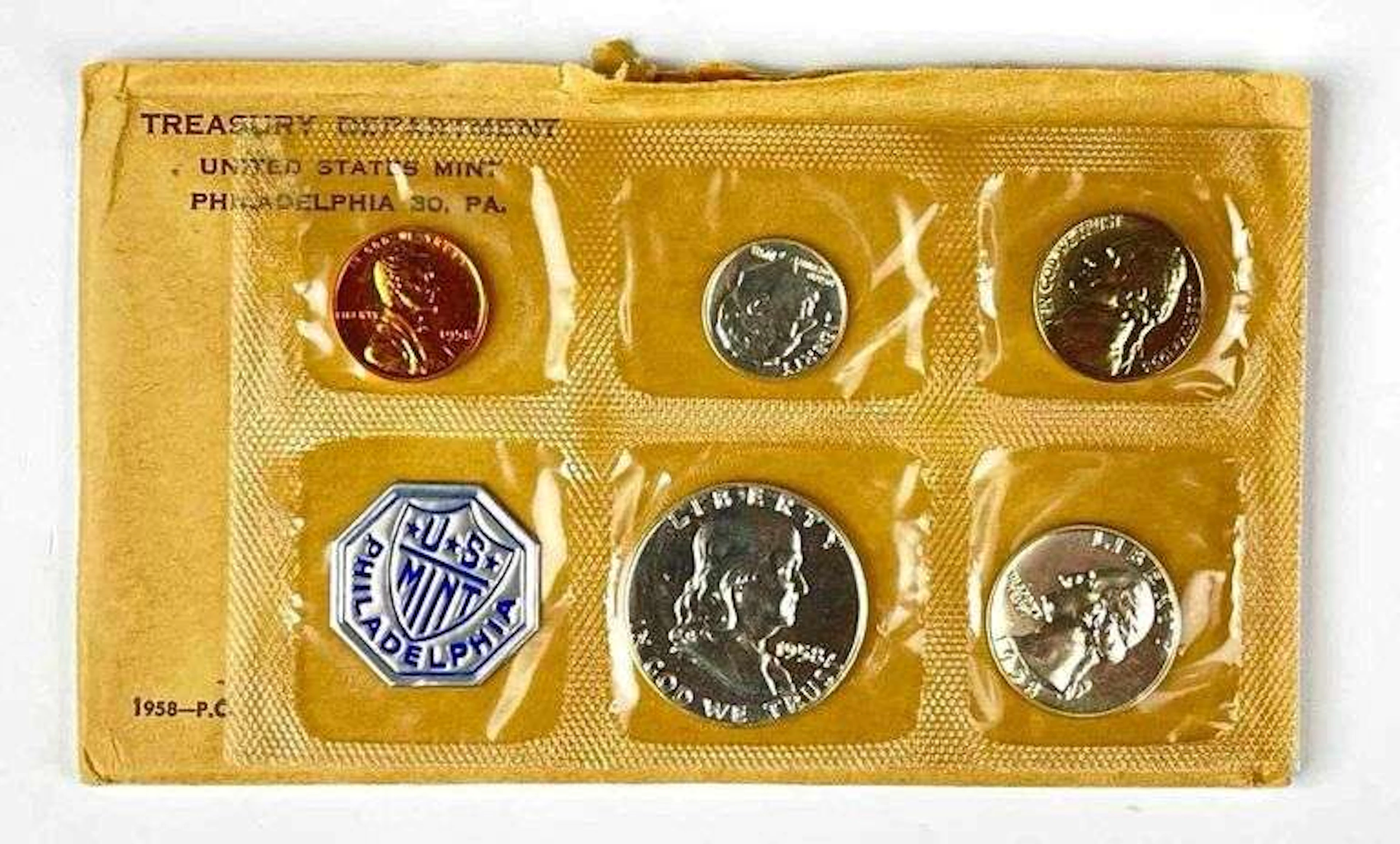 1958 US Mint Philadelphia Coin Proof Set