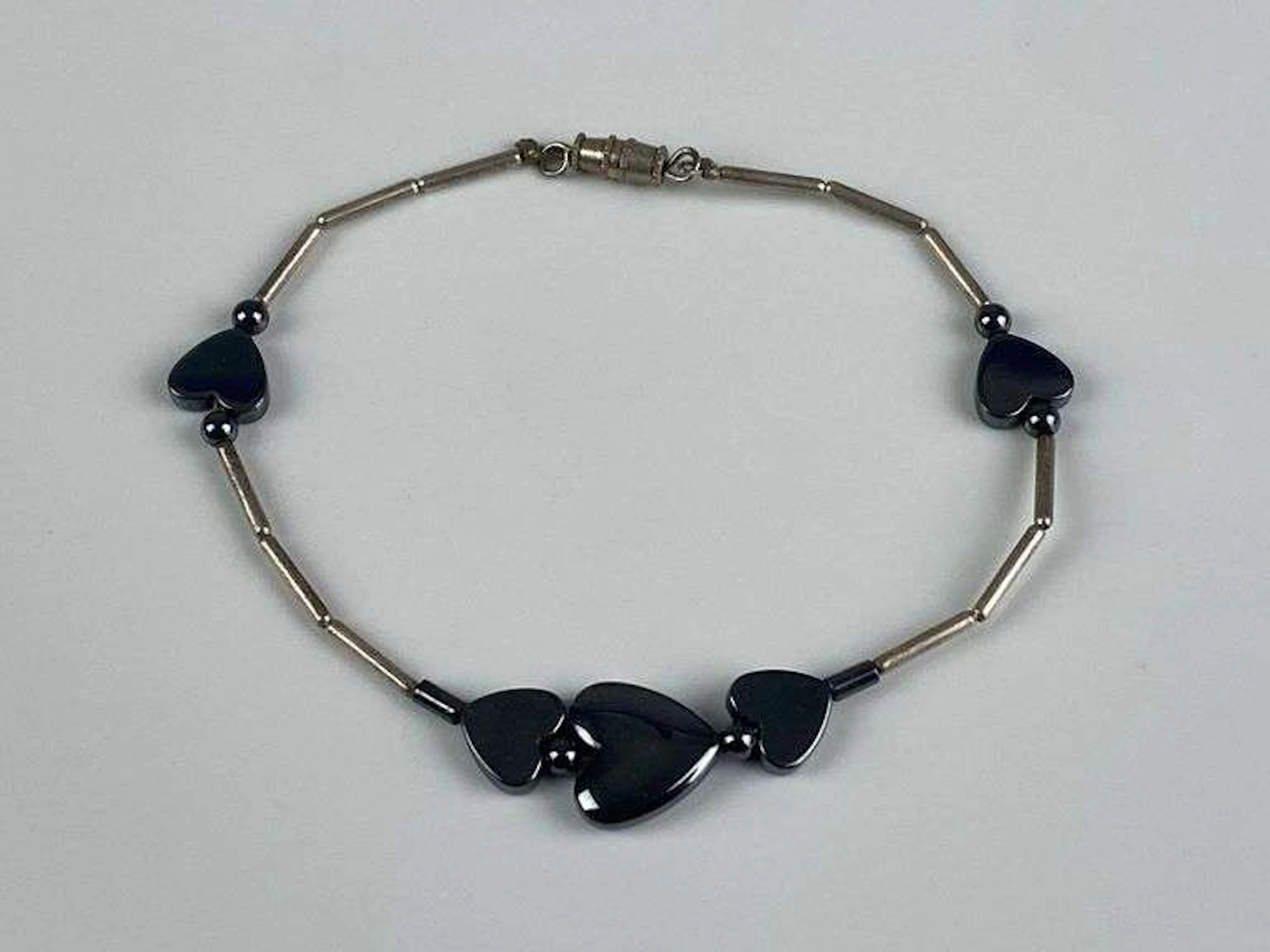 Sterling Silver Heart Bracelet