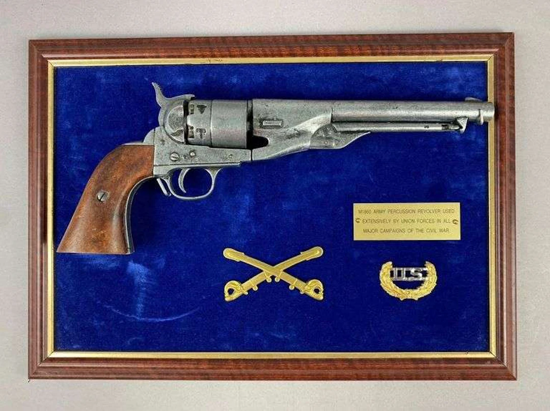 Colt Model 1860 Army Non-Firing Percussion Revolver Replica Display