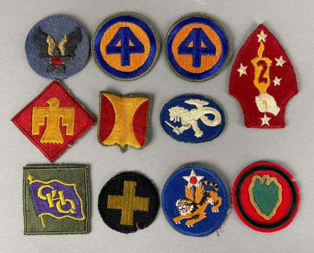 Group of WW2 US Military Patches