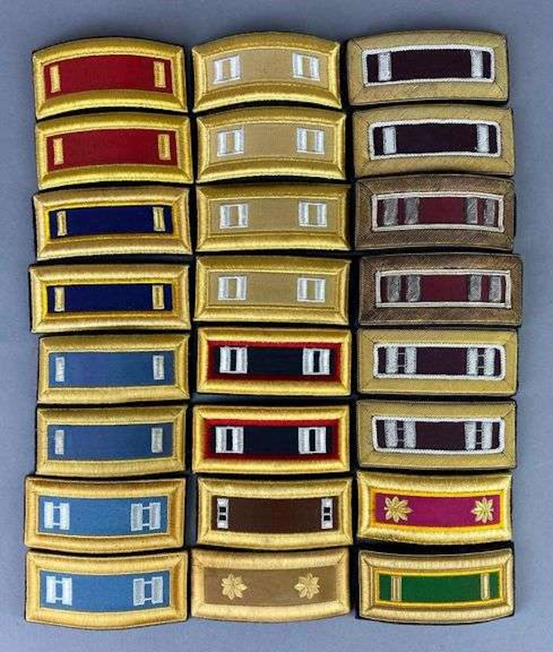 Group of Assorted WW2 US Dress Shoulder Boards