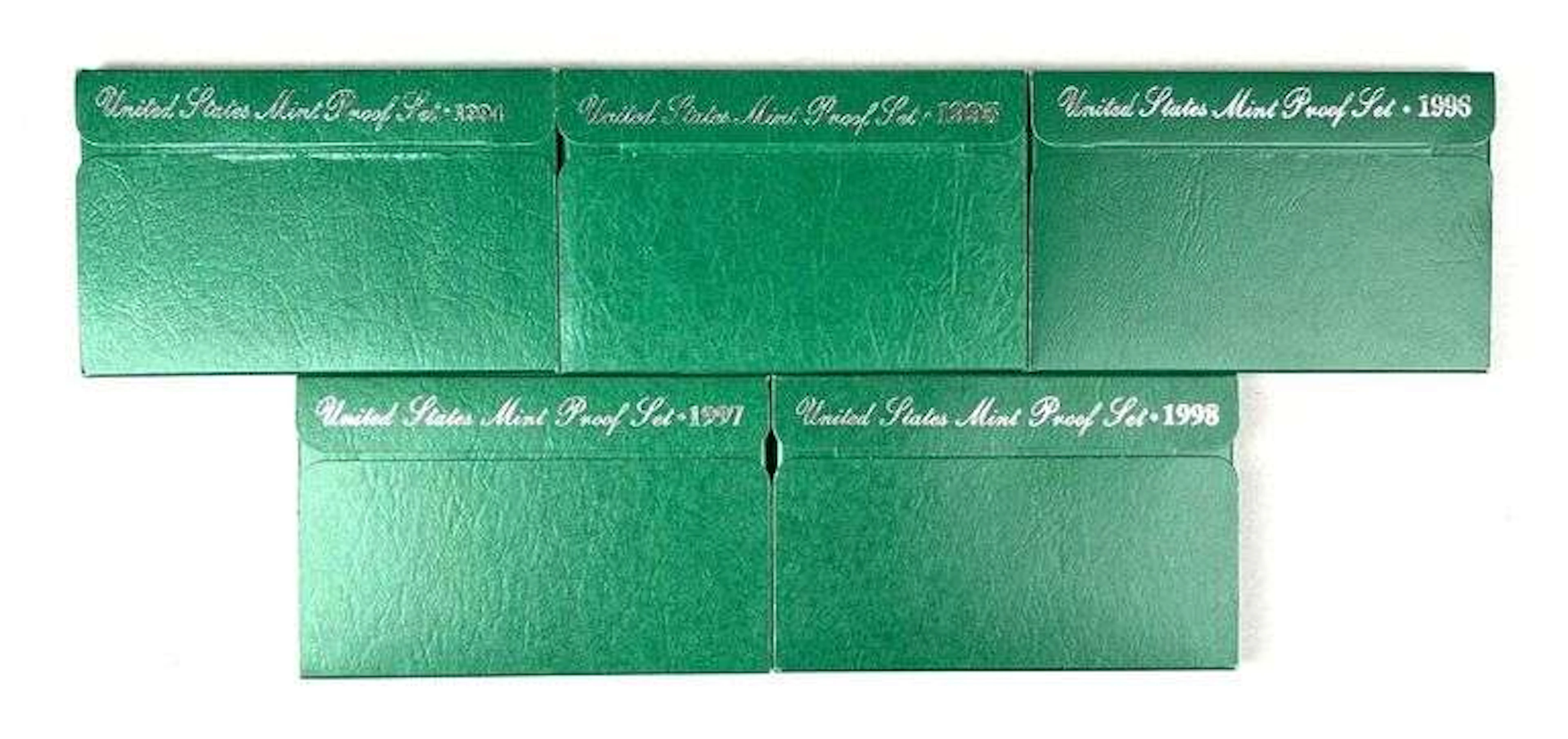 Group of 5 US Mint Coin Proof Sets
