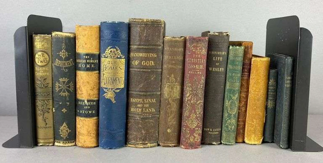 Group of Antique Religious Books and More