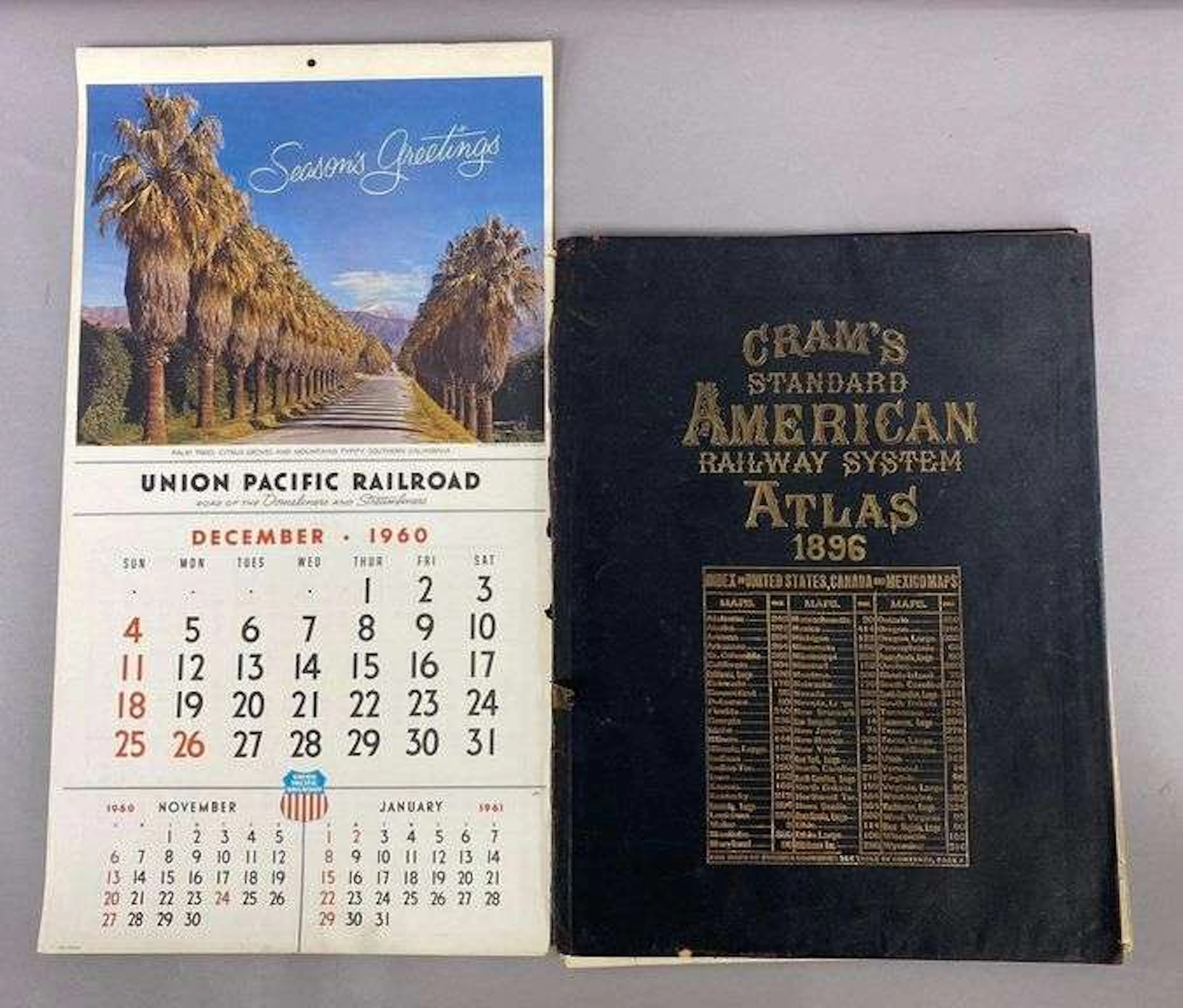 Group of 2 Railway Themed Items