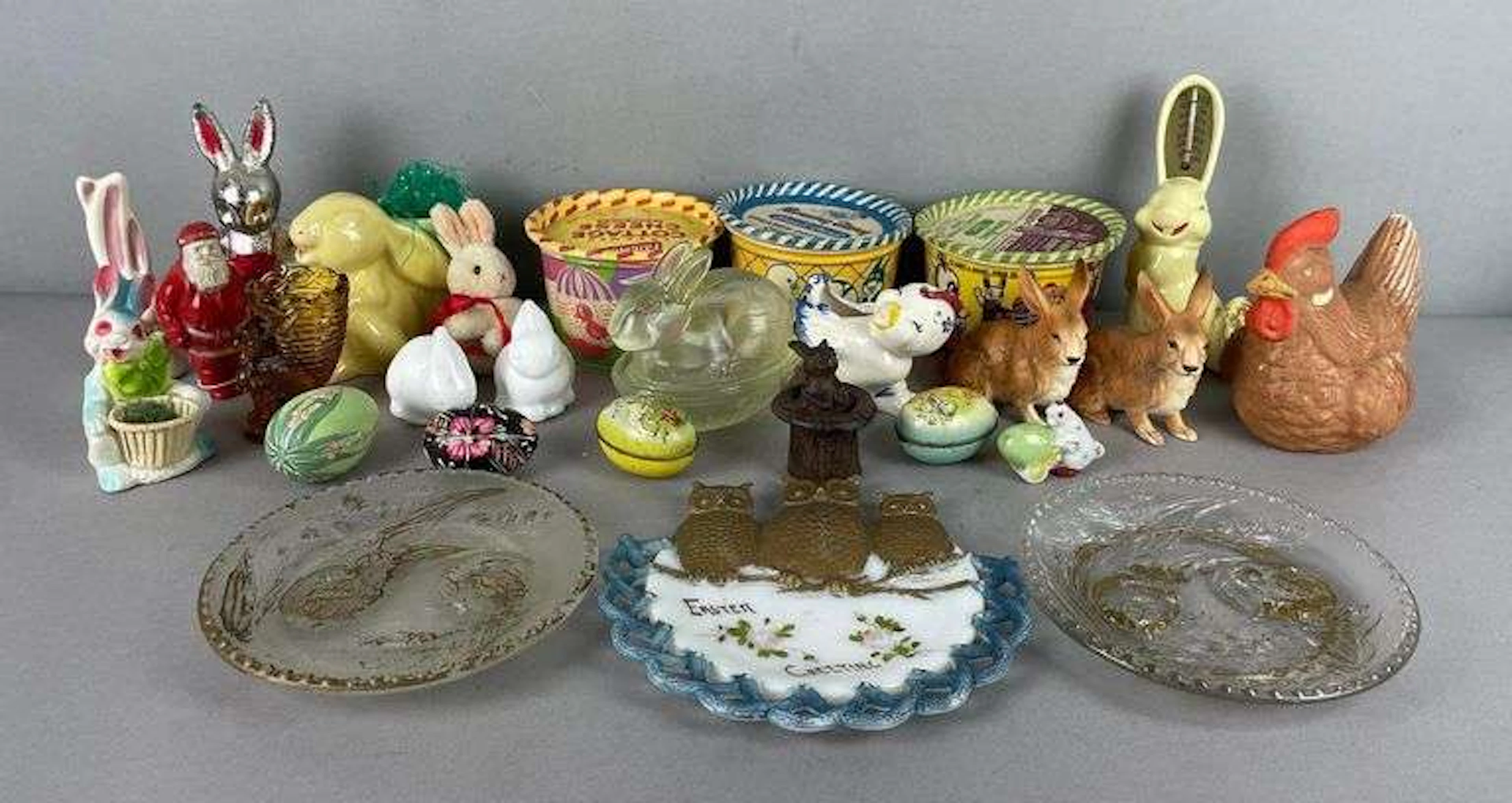 Group of Vintage Easter Figurines and More