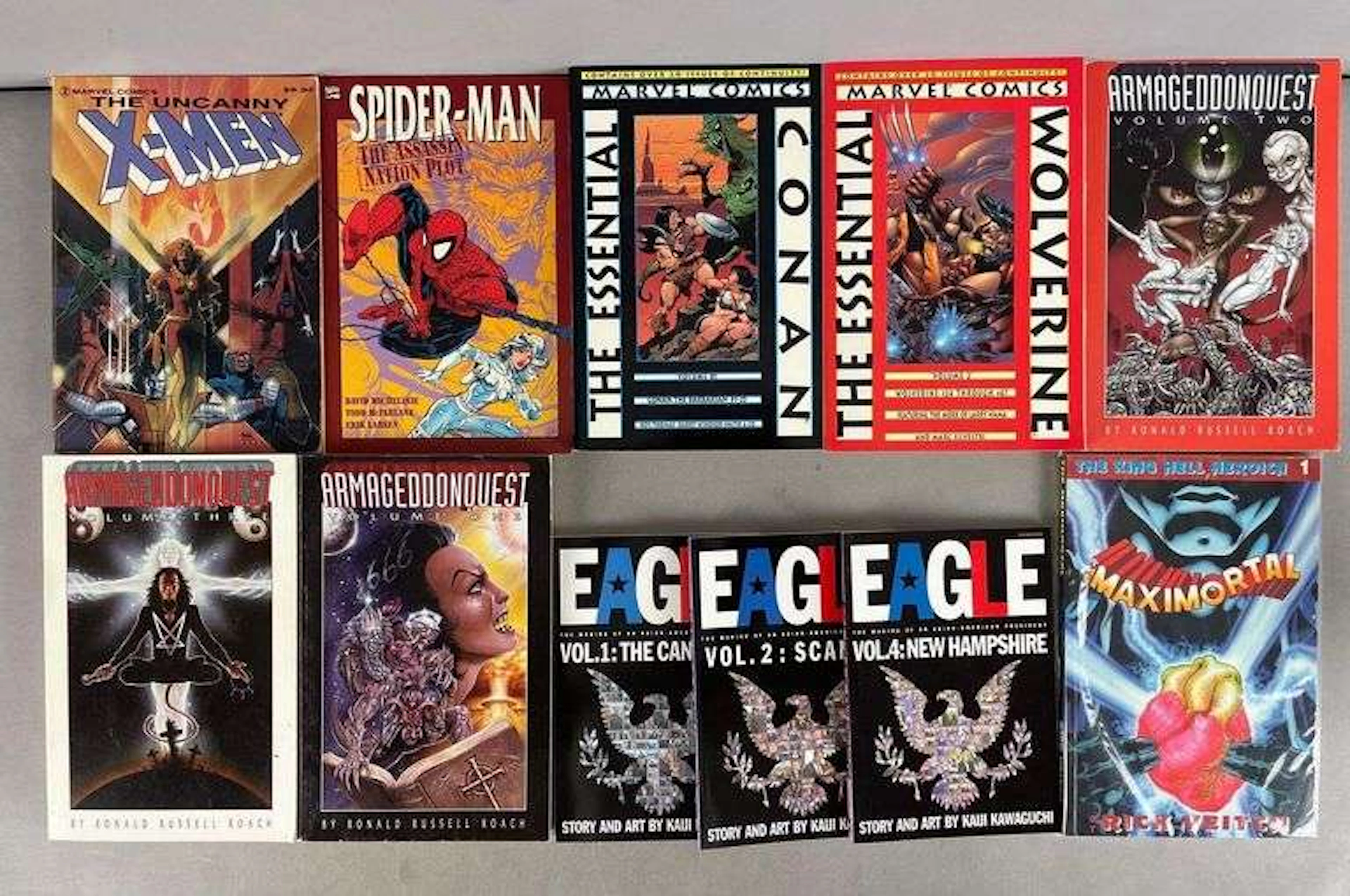 Group of Graphic Novel Books