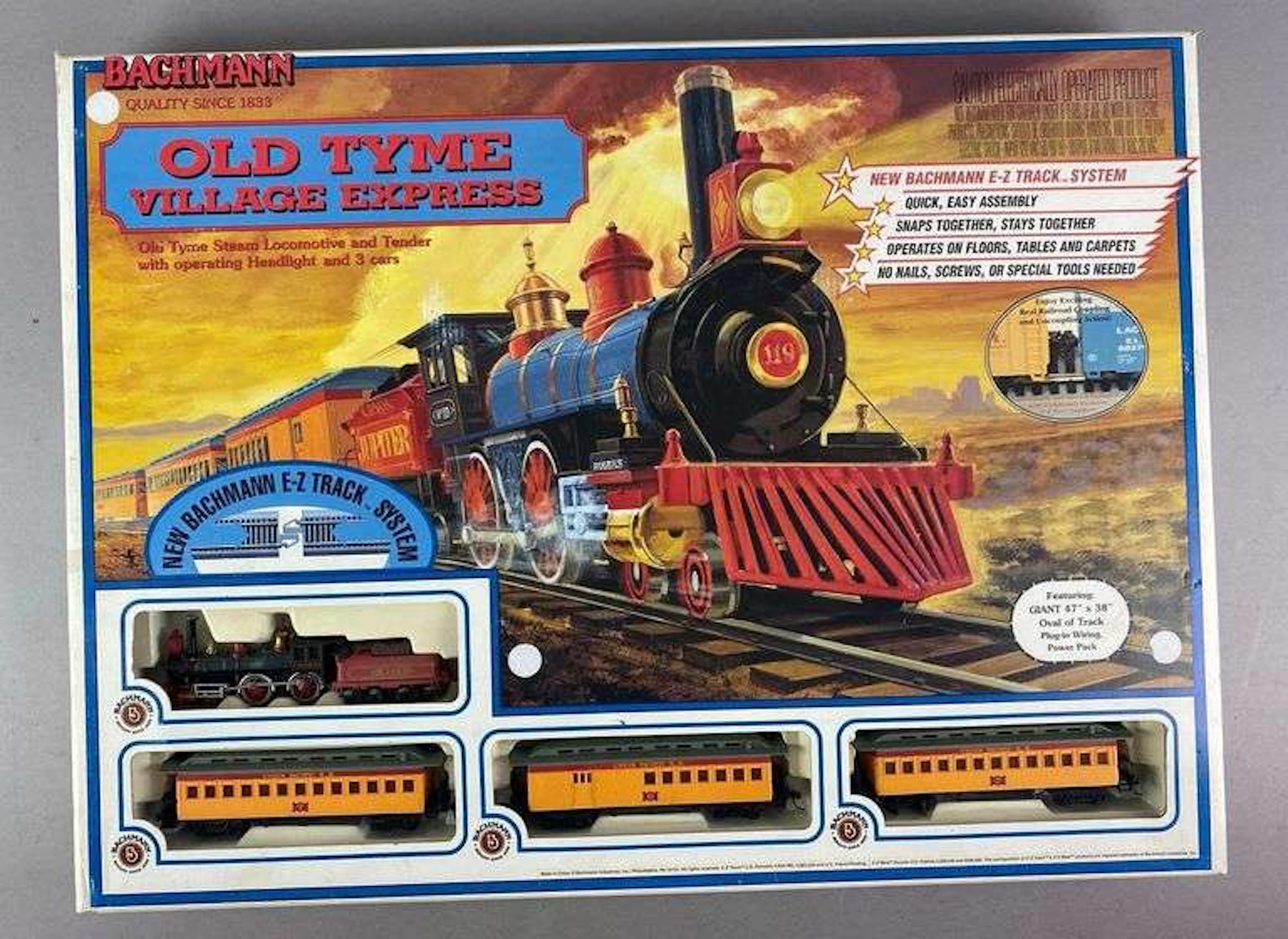 Bachman HO Scale Old Tyme Village Express Train Set