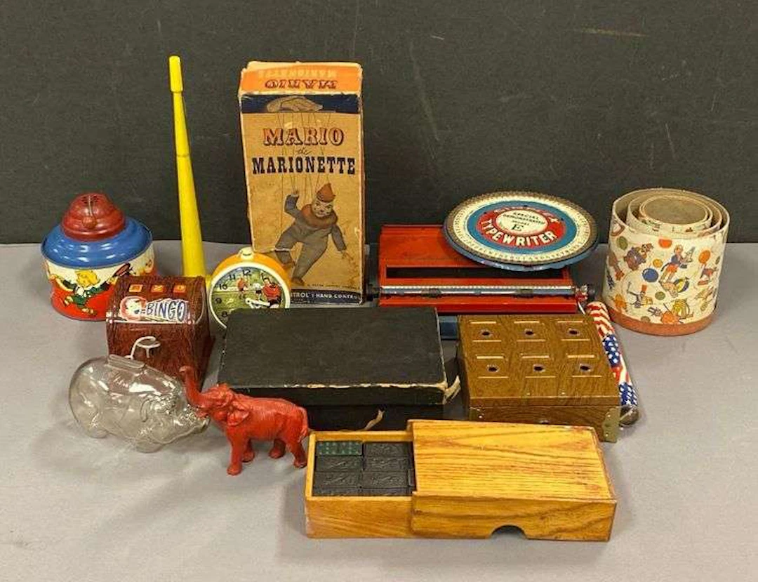 Group of Vintage Childrens Toys and More