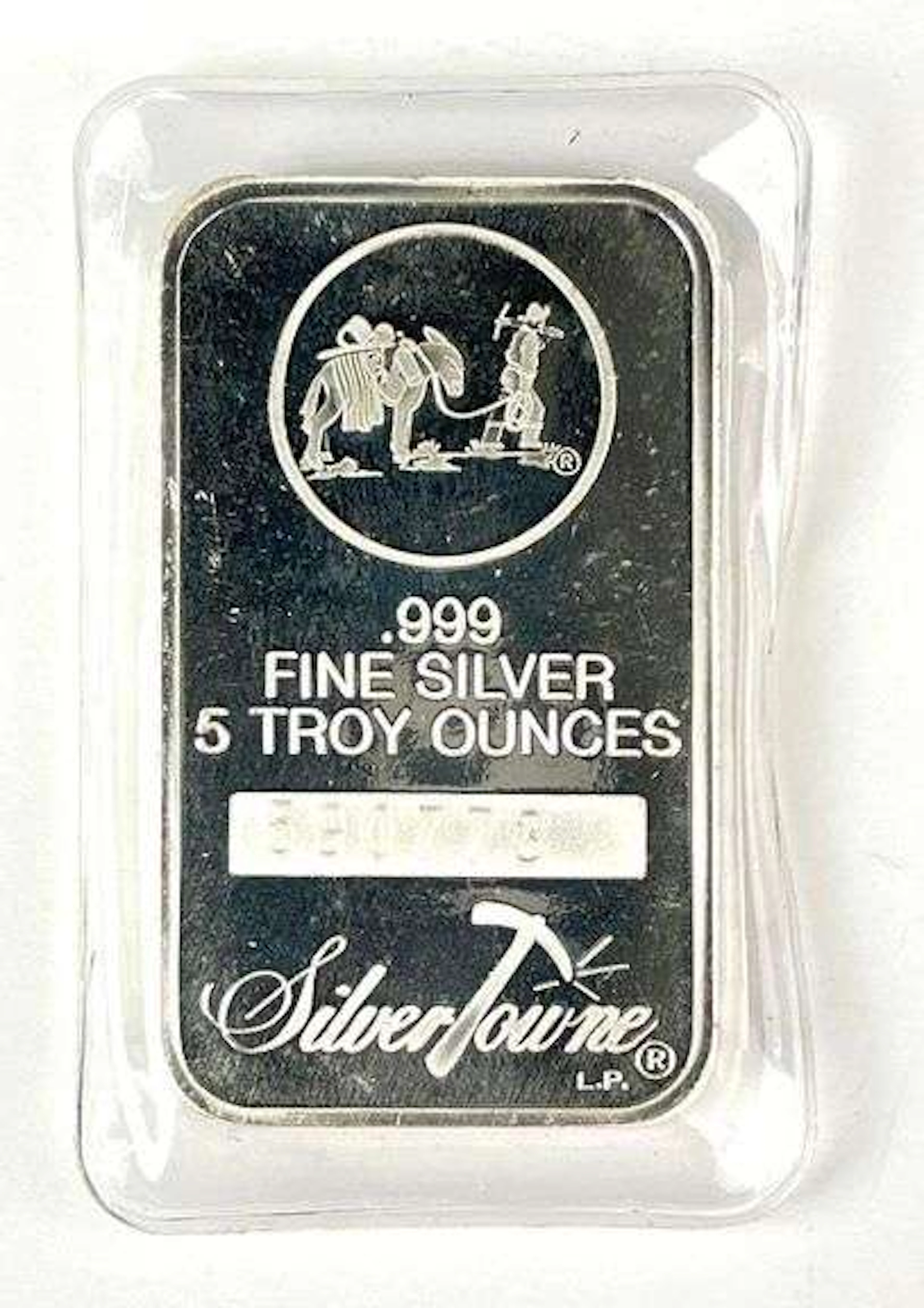 SilverTowne Prospector 5 oz .999 Fine Silver Ingot/ Bar
