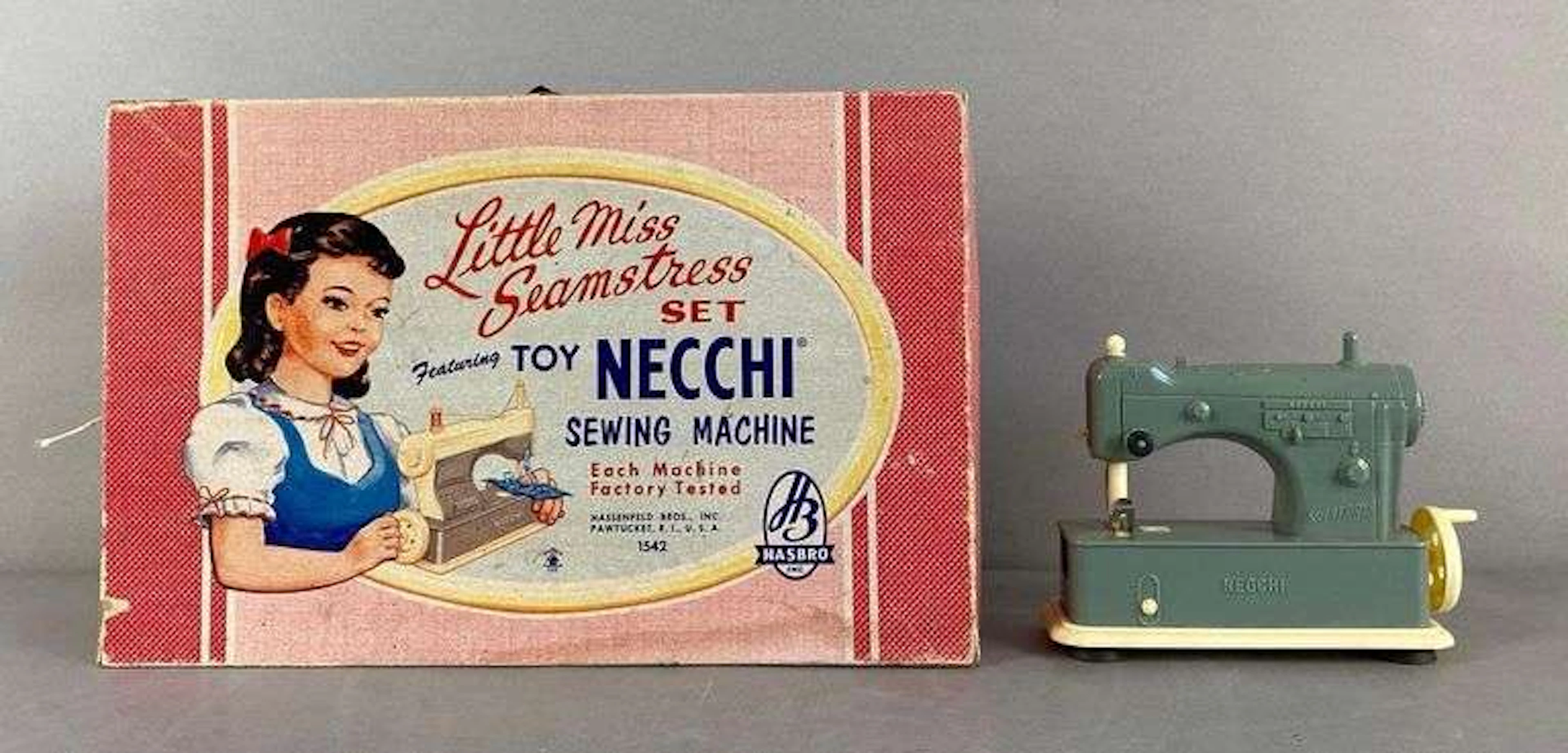 Hasbro Necchi Little Miss Seamstress Toy Sewing Machine