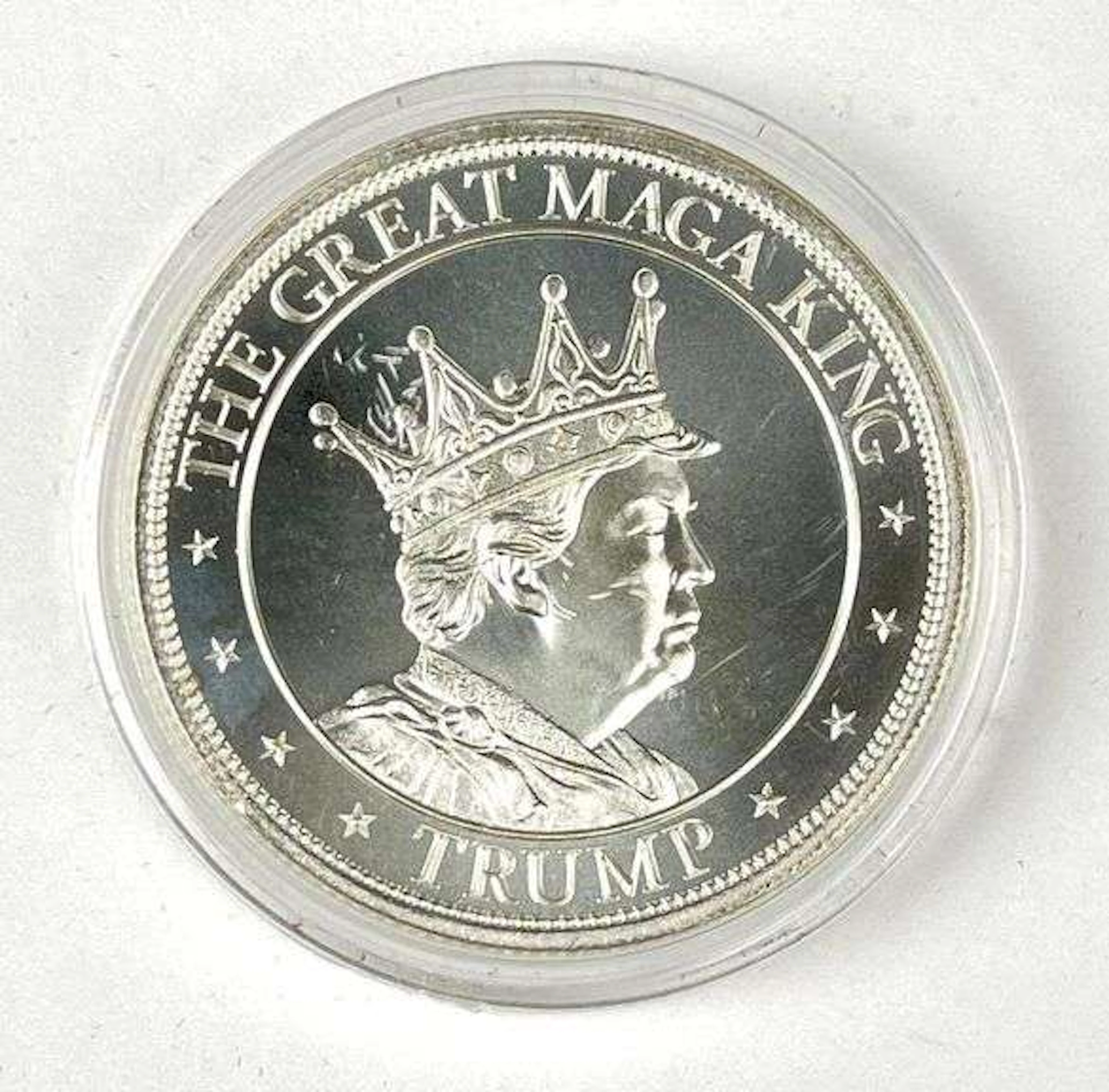 Trump The Great MAGA King 1 oz .999 Fine Silver Round