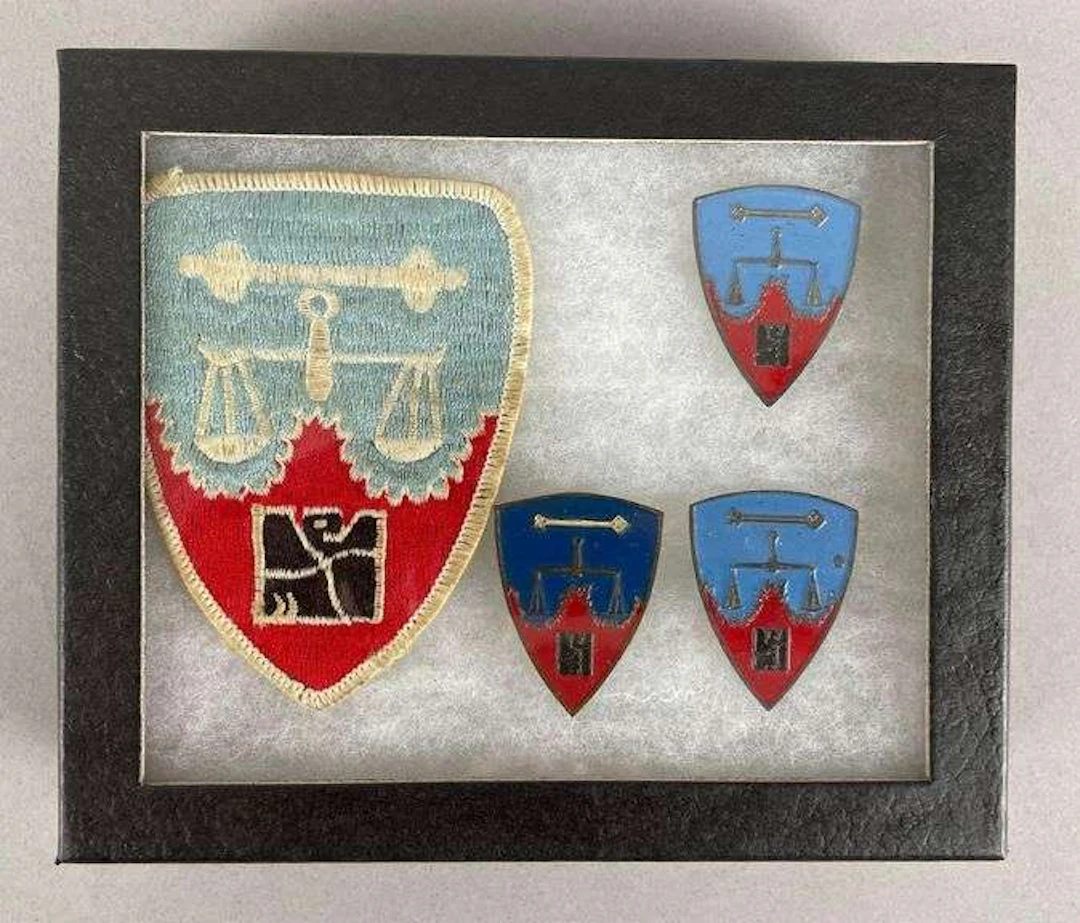 Group of WW2 Era Nuremberg War Crime Trials Insignia