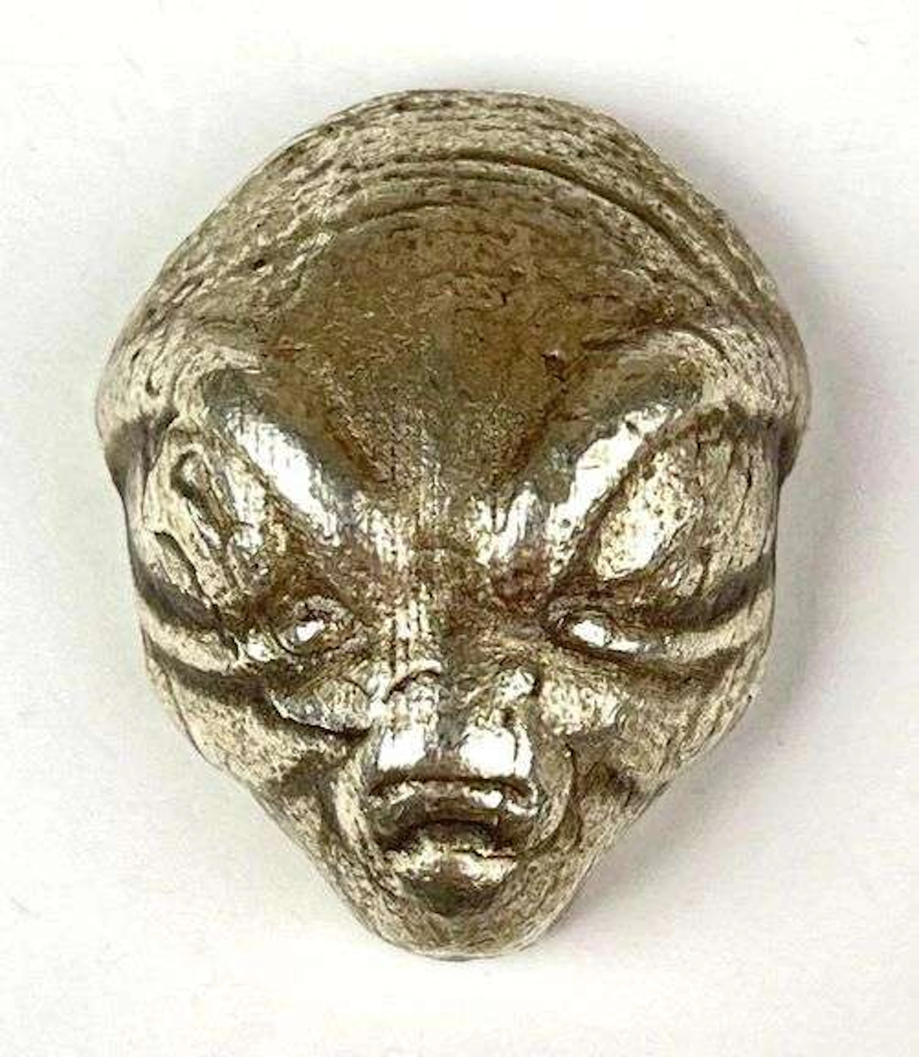 MK Barz Hand Poured Alien 1 3/4 oz .999 Fine Silver Ingot/Bar