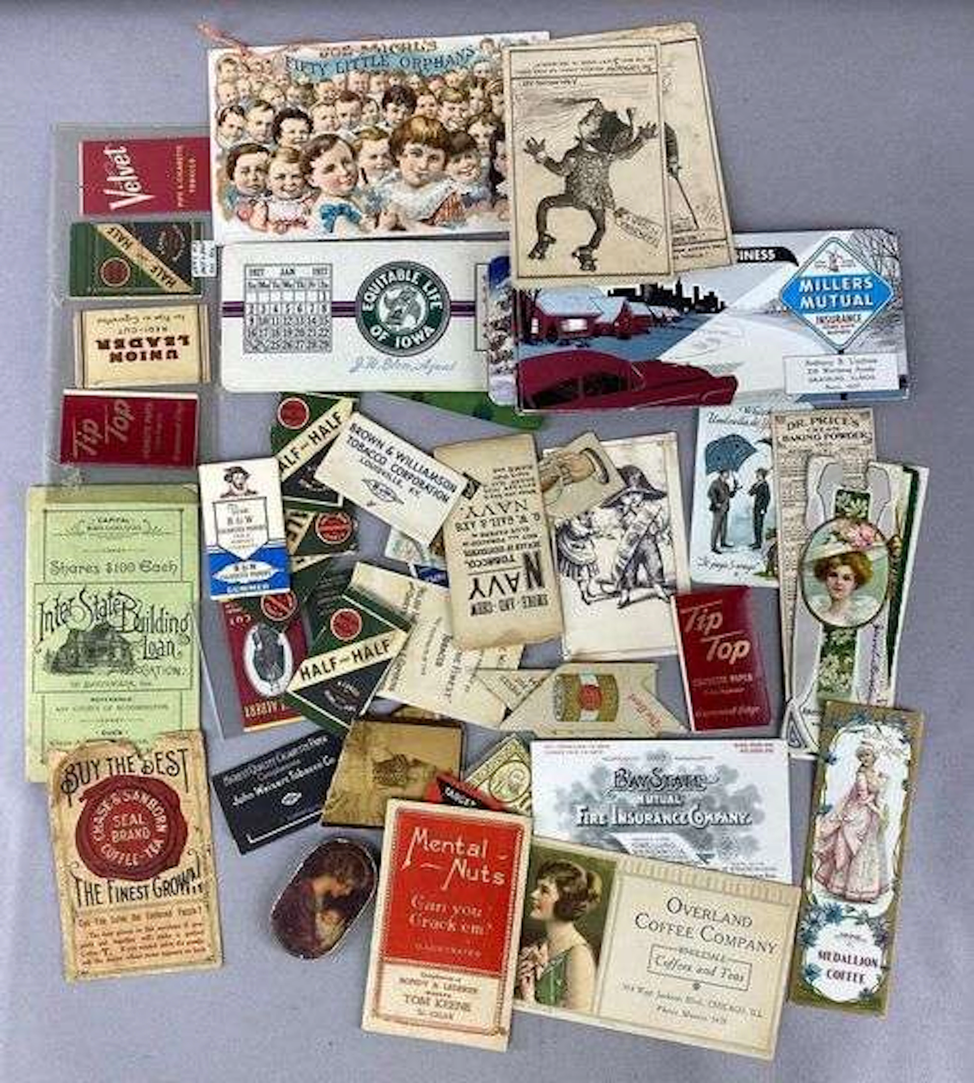 Group of 1900’s Cigarette Papers and More