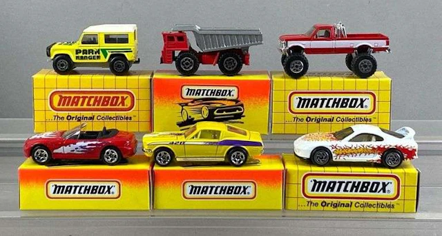 Group of 6 Matchbox Die-Cast Vehicles