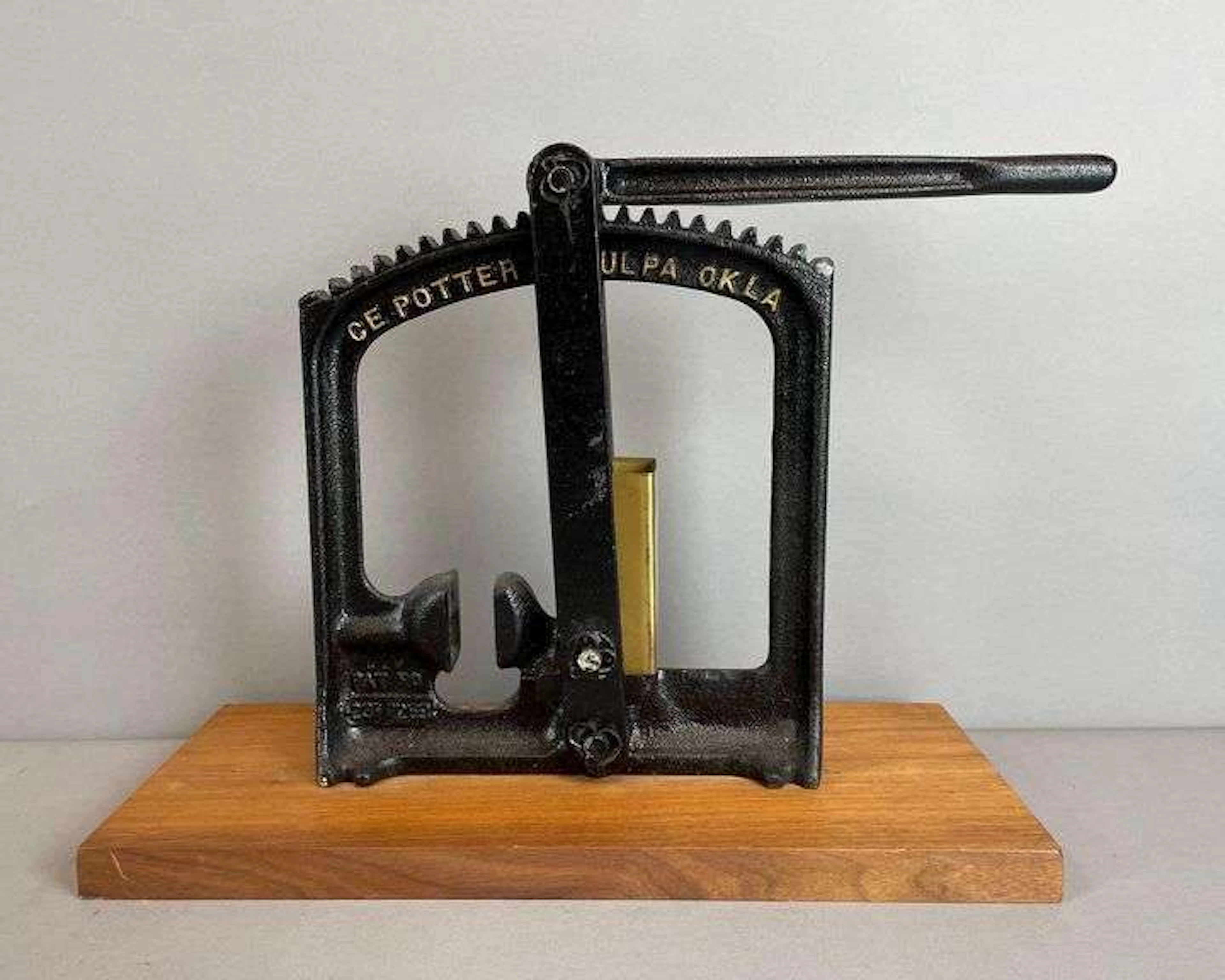 Antique C E Potter Cast Iron Nutcracker