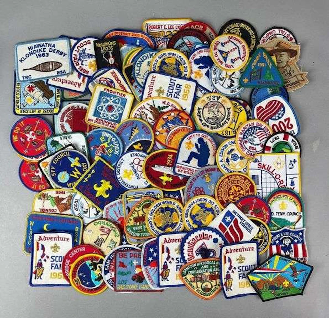 Large Group Vintage Boy Scouts of America Patches