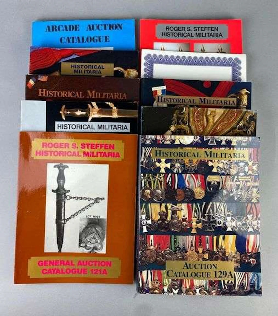 Group of 10 Historical Militaria Auction Catalogues