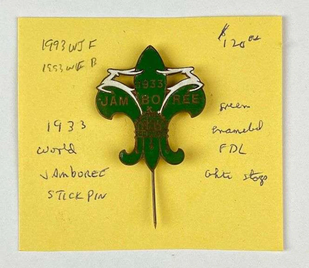 1933 Antique Boy Scouts of America Jamboree Stick Pin