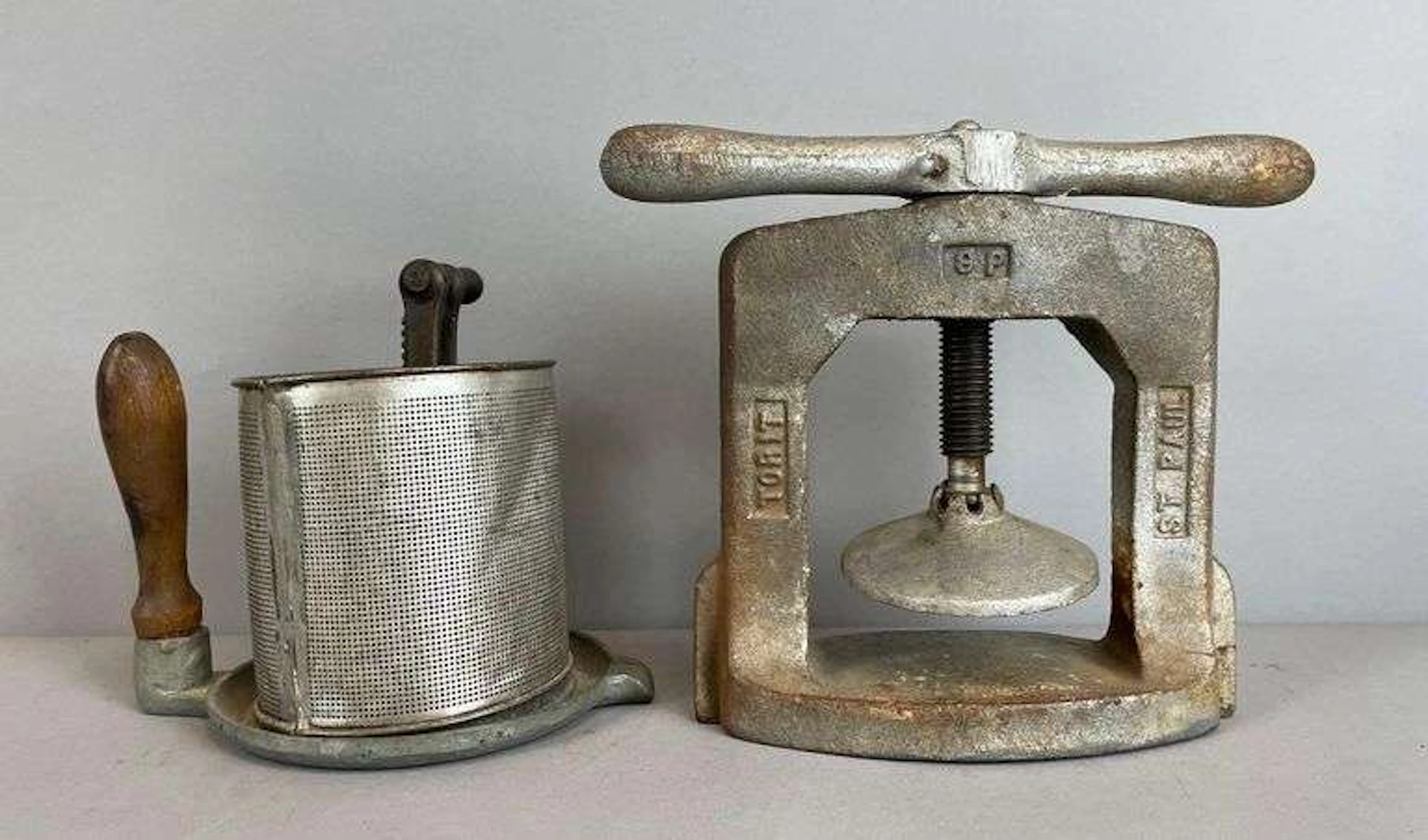 Group of 2 Antique Fruit and Jelly Presses