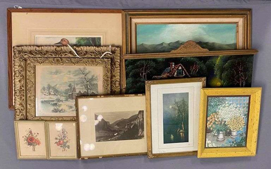Group of Paintings and Prints
