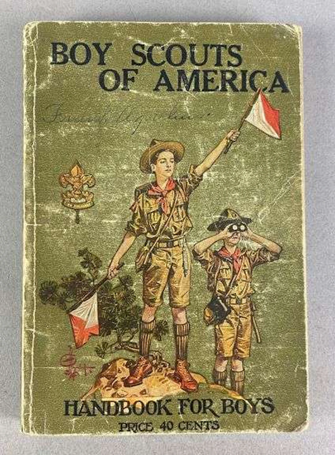 1927 2nd Edition Boy Scouts of America Paperback Handbook
