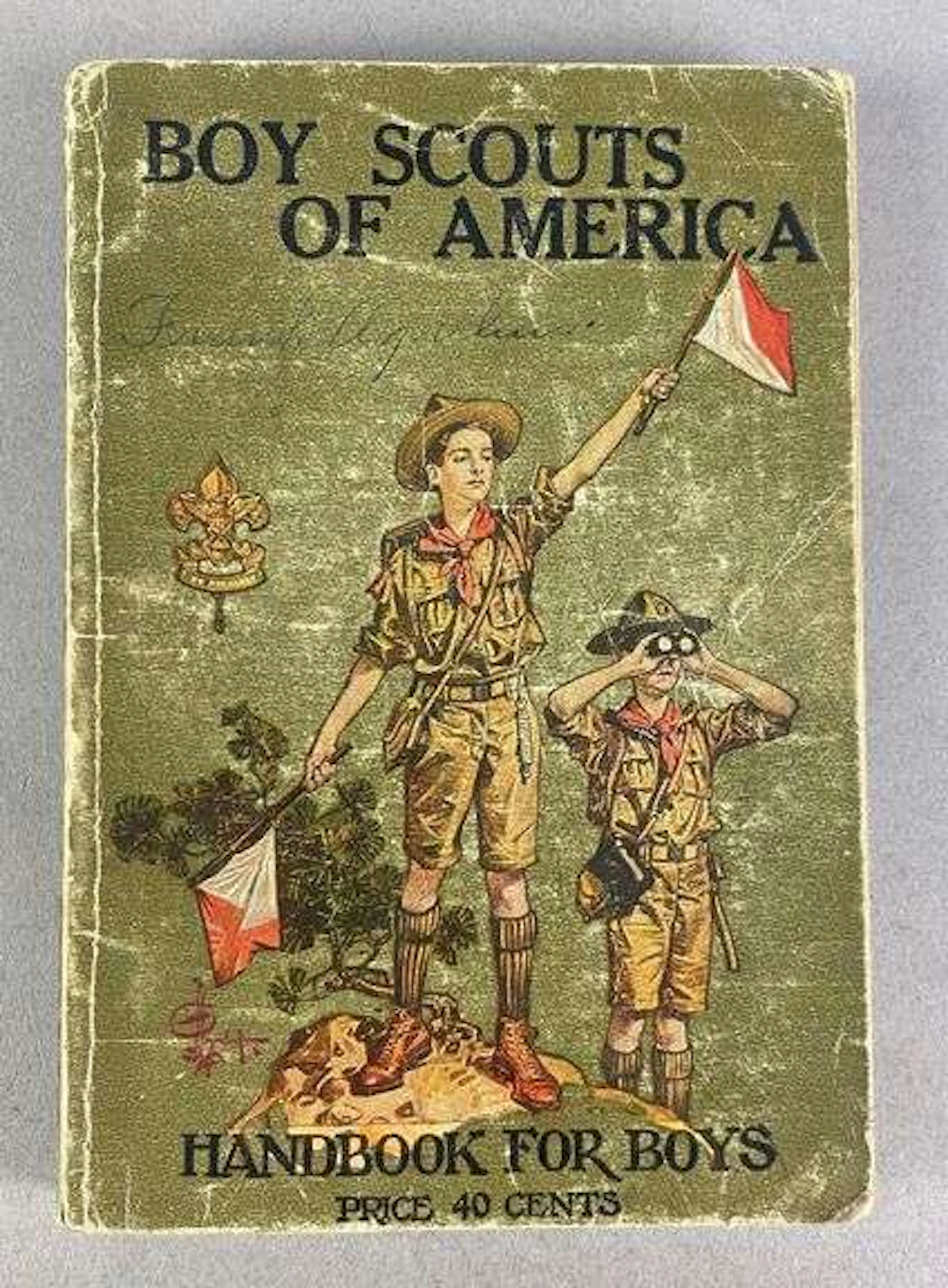 1927 2nd Edition Boy Scouts of America Paperback Handbook