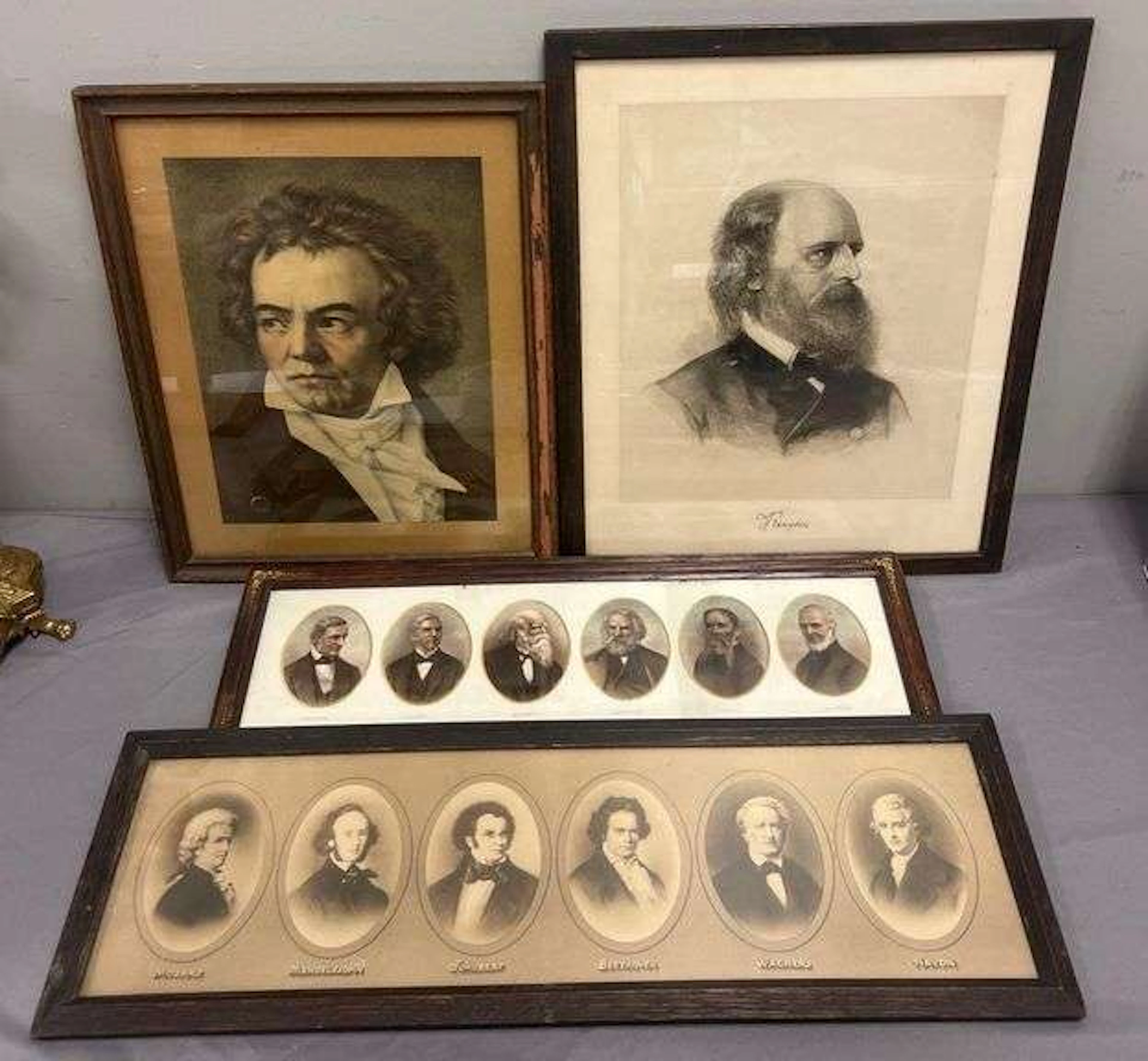 Group of Portraits of Famous Artists
