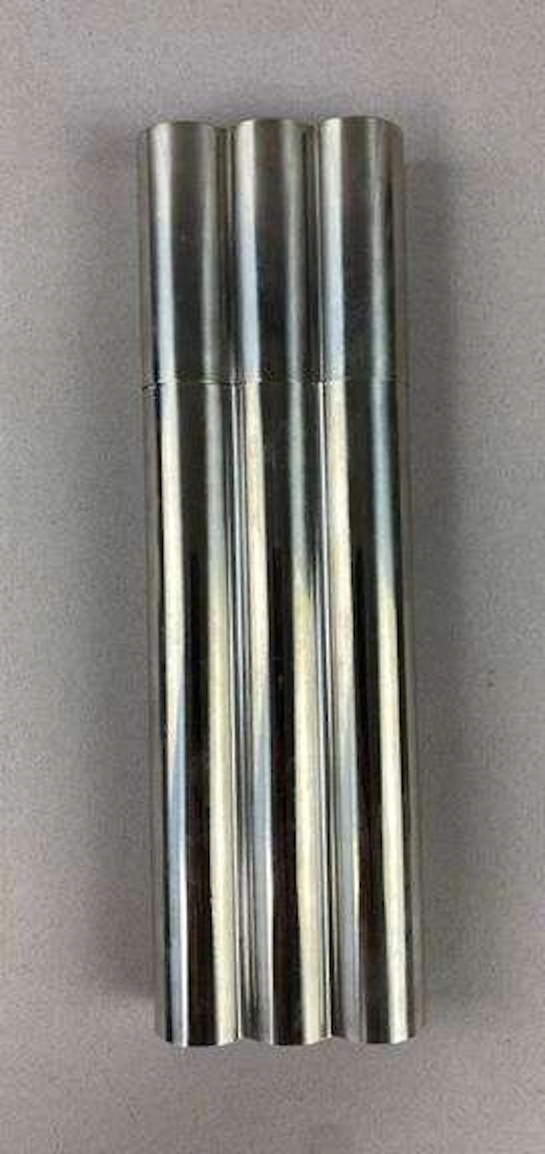 Stainless Steel Cigar Holder and Flask Combo