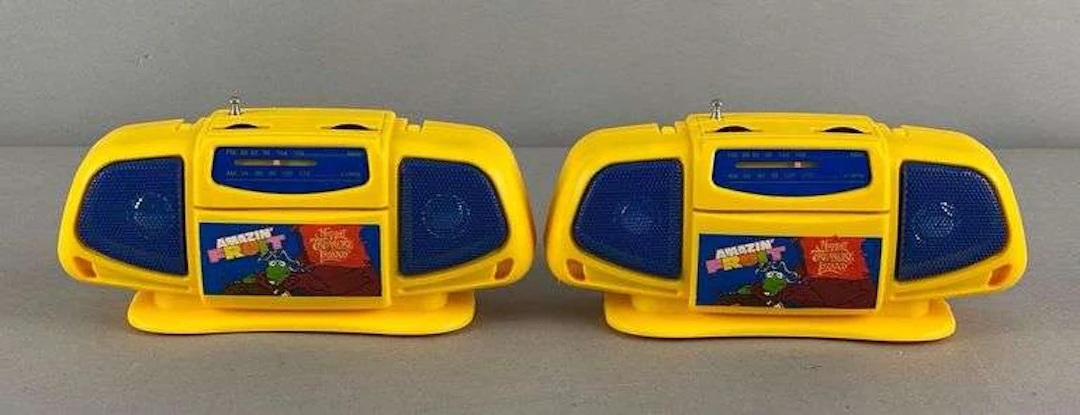 Group of 2 Muppet Treasure Island Radios