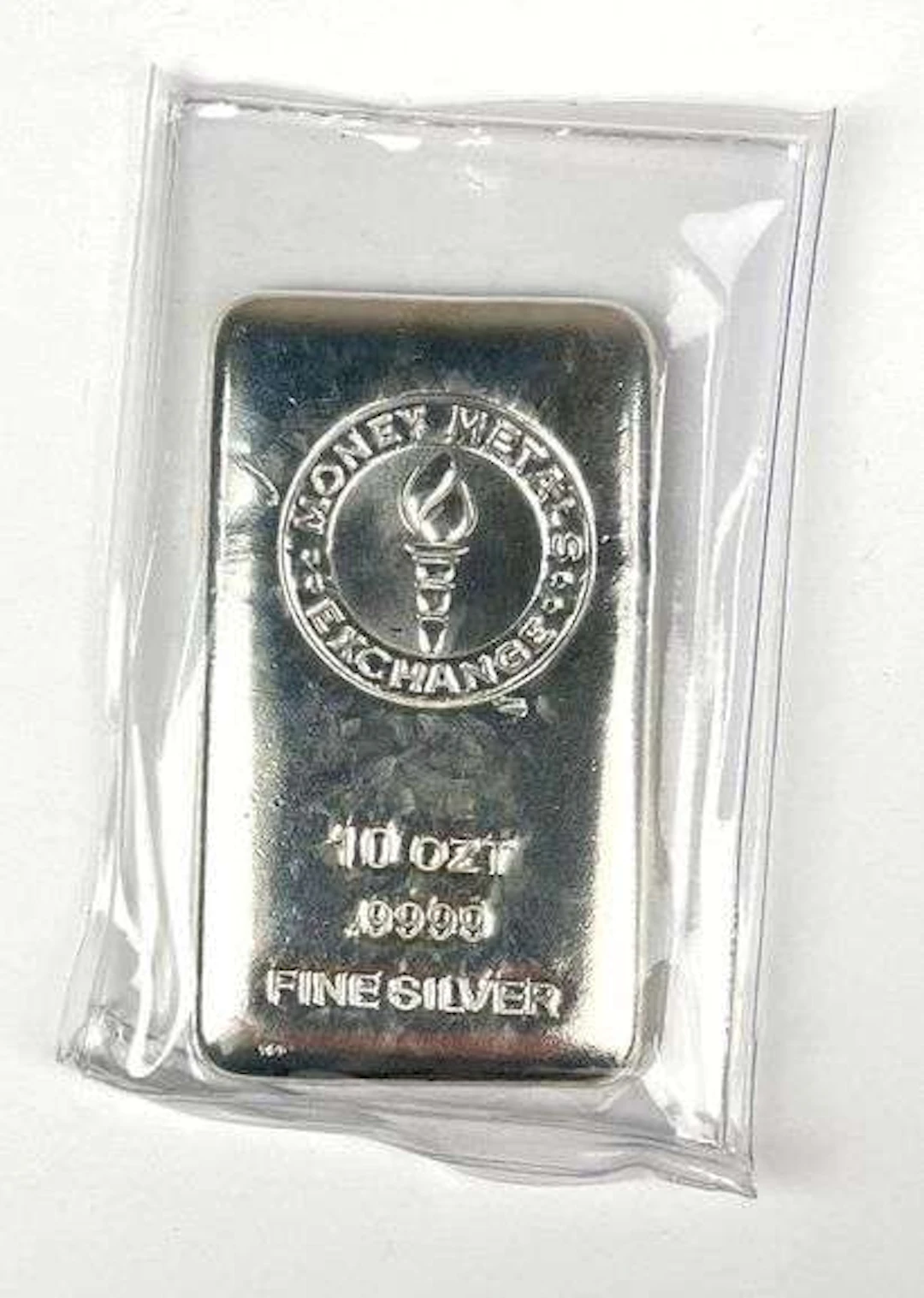 Money Metals Exchange 10 oz .9999 Fine Silver Ingot/ Bar